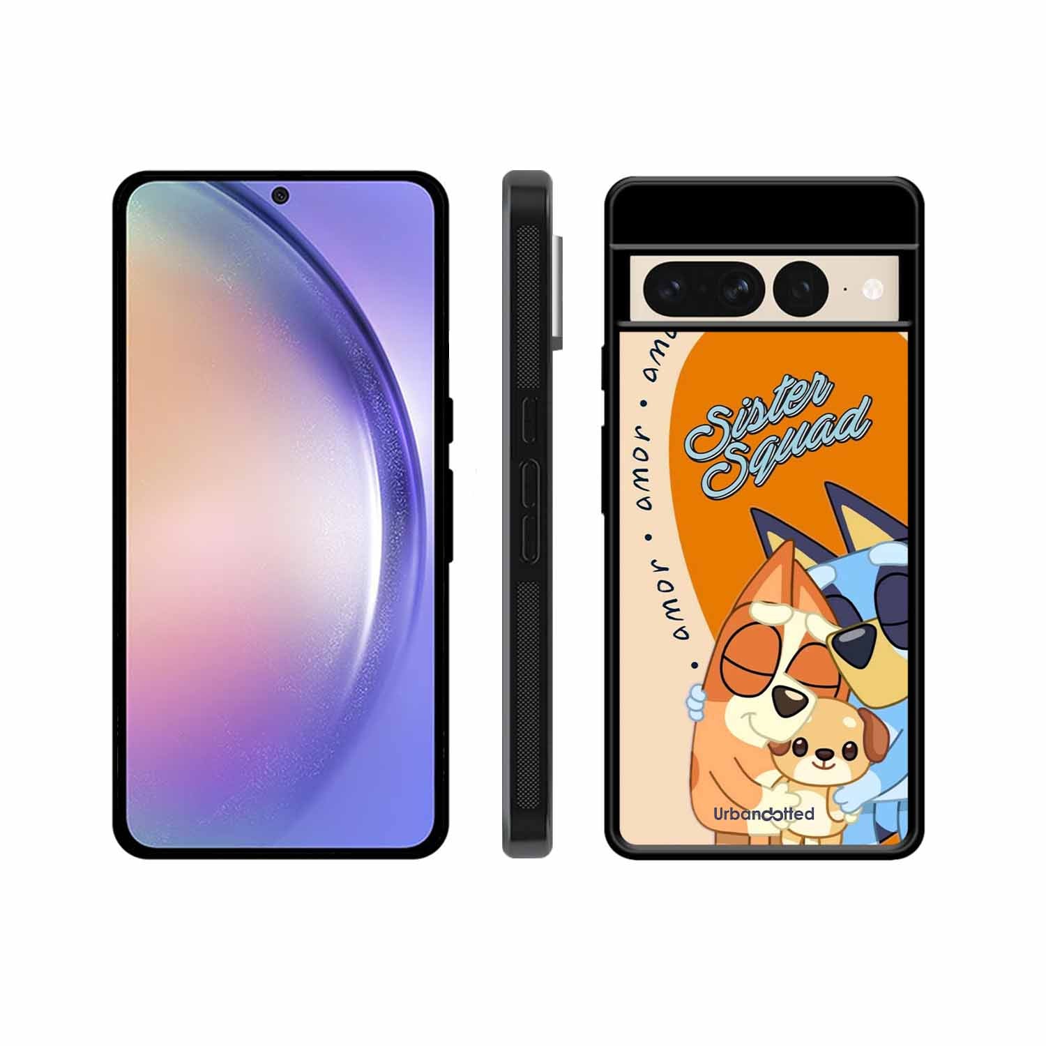 Aussie Cartoon Sisters Glass Case For Google Pixel 7 Pro
