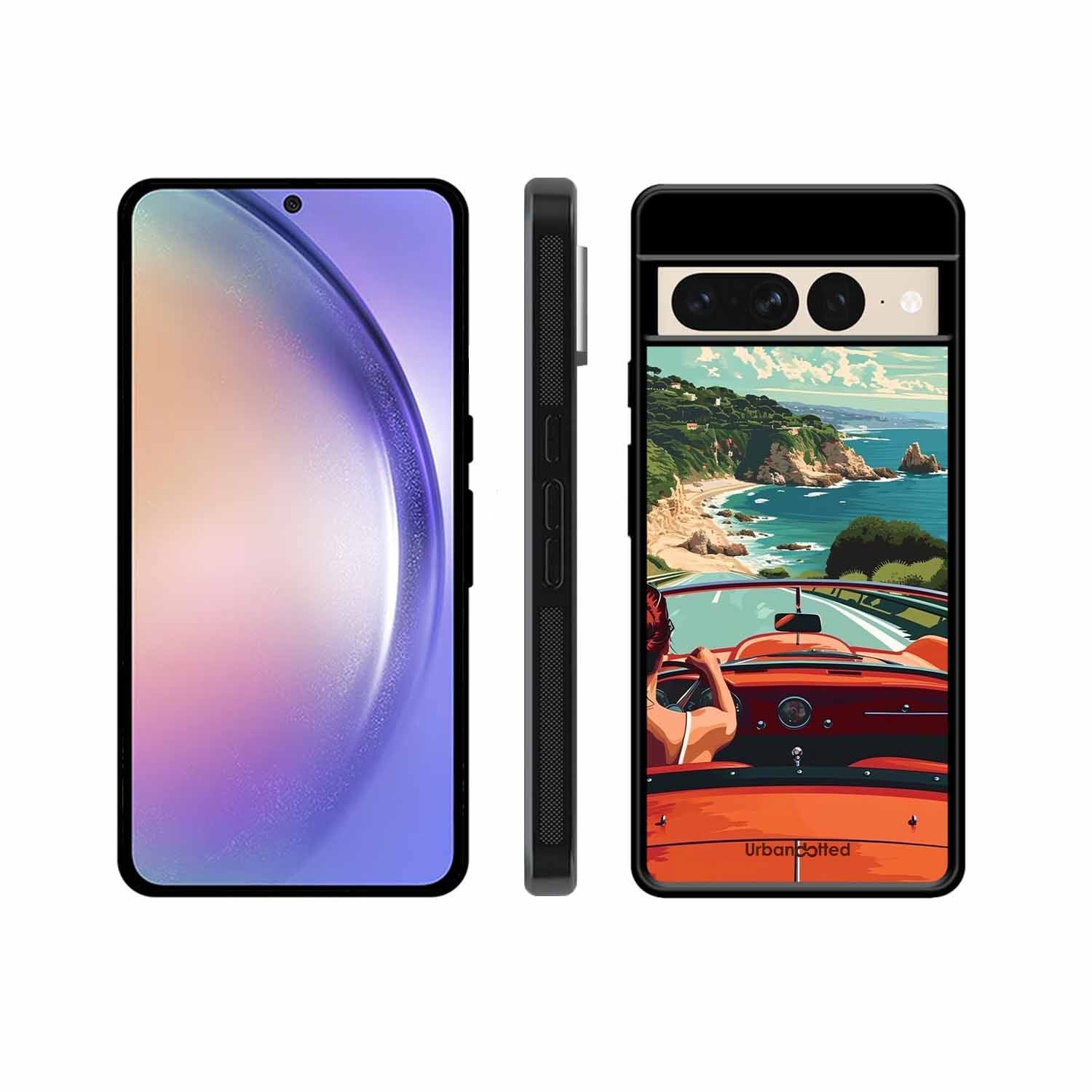 Ocean Breeze Road Trip Glass Case For Google Pixel 7 Pro