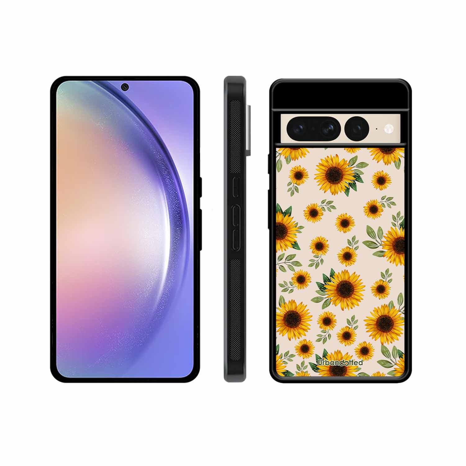 Summer Sunflowers Glass Case For Google Pixel 7 Pro