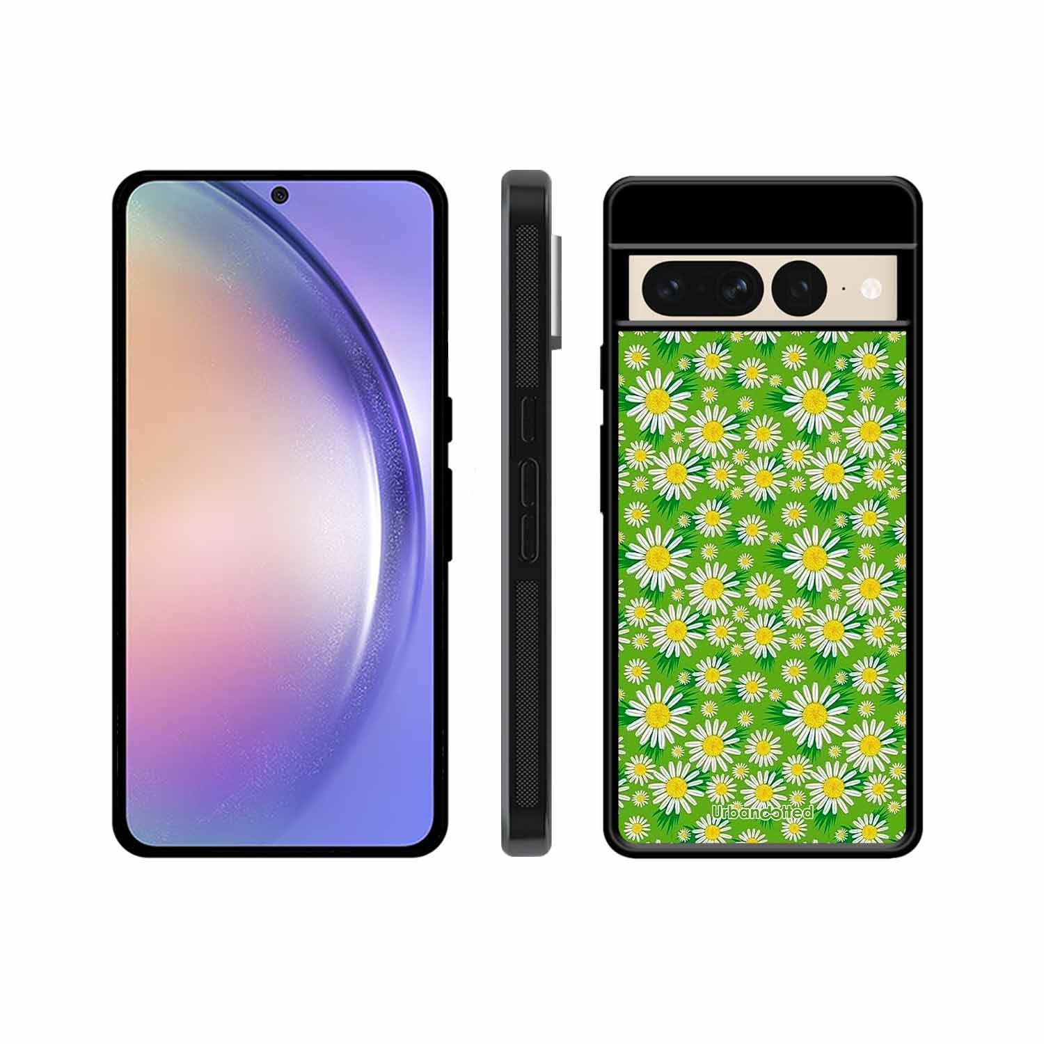 Cheerful Daisy Glass Case For Google Pixel 7 Pro