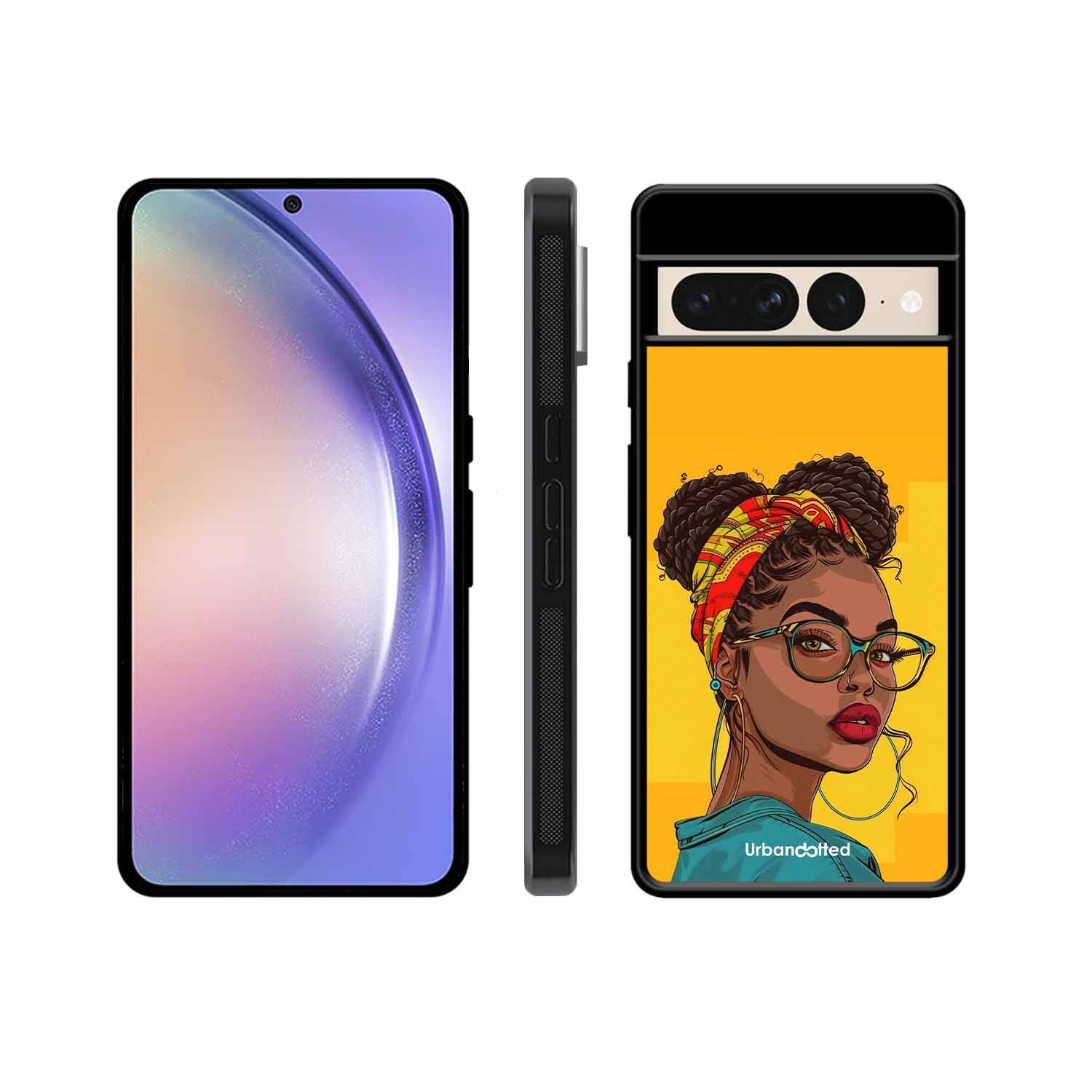 Headscarf Beauty Glass Case For Google Pixel 7 Pro