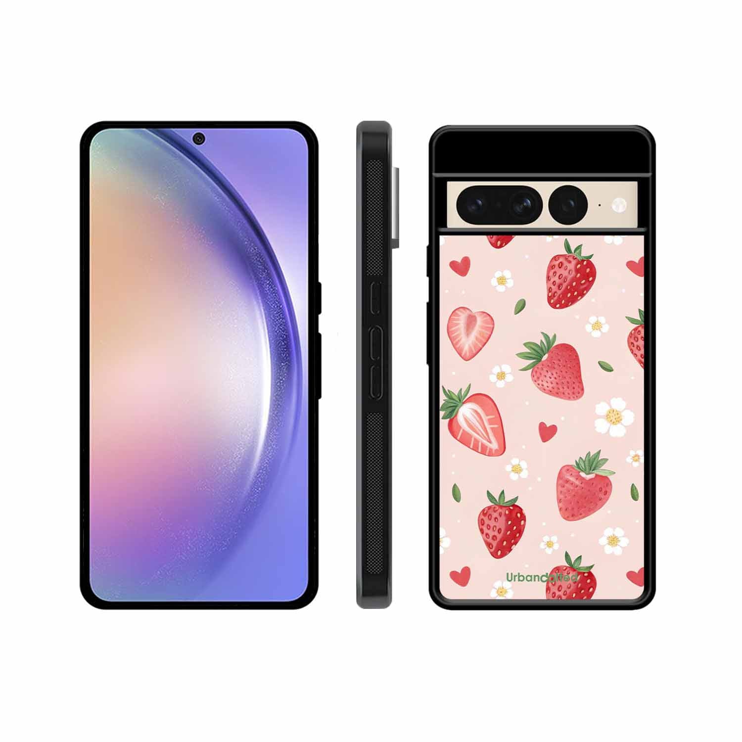 Strawberry Sweetheart Glass Case For Google Pixel 7 Pro