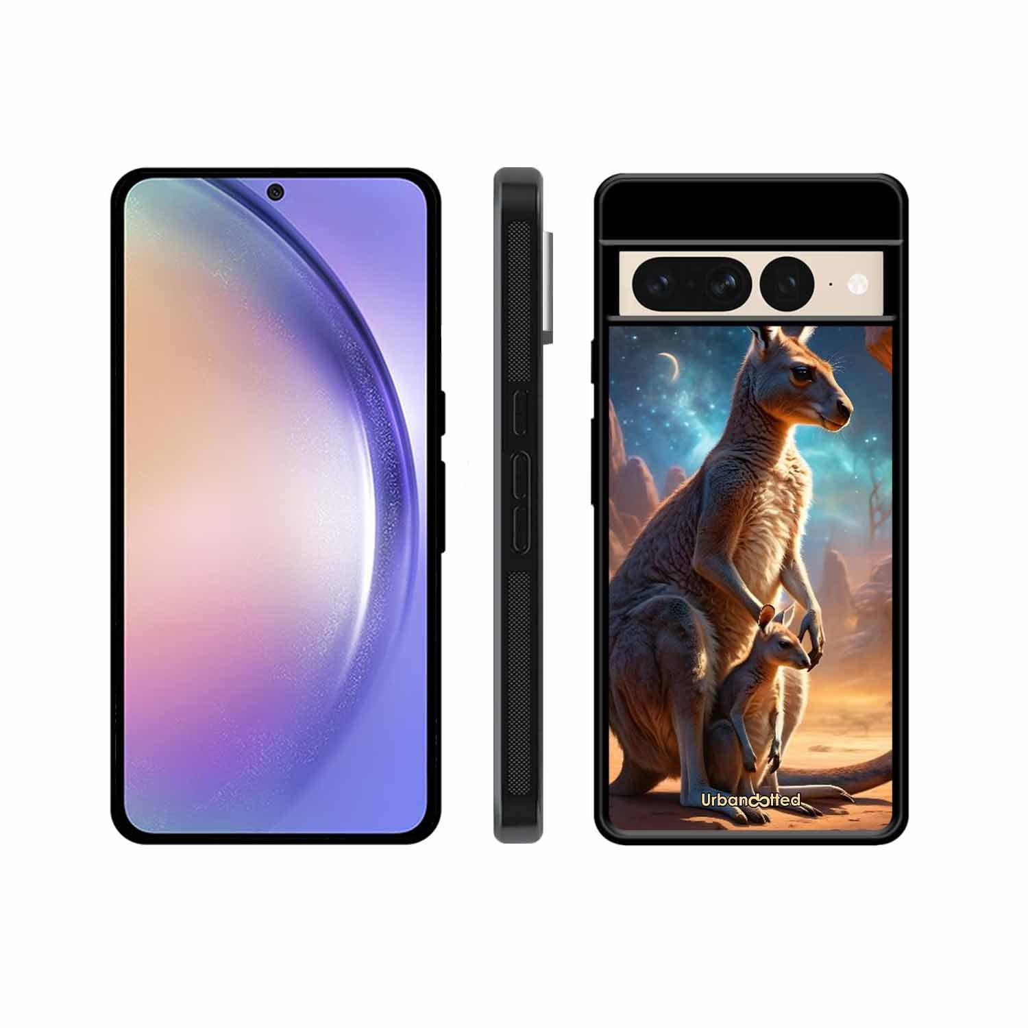 Kangaroo Mother Love Glass Case For Google Pixel 7 Pro