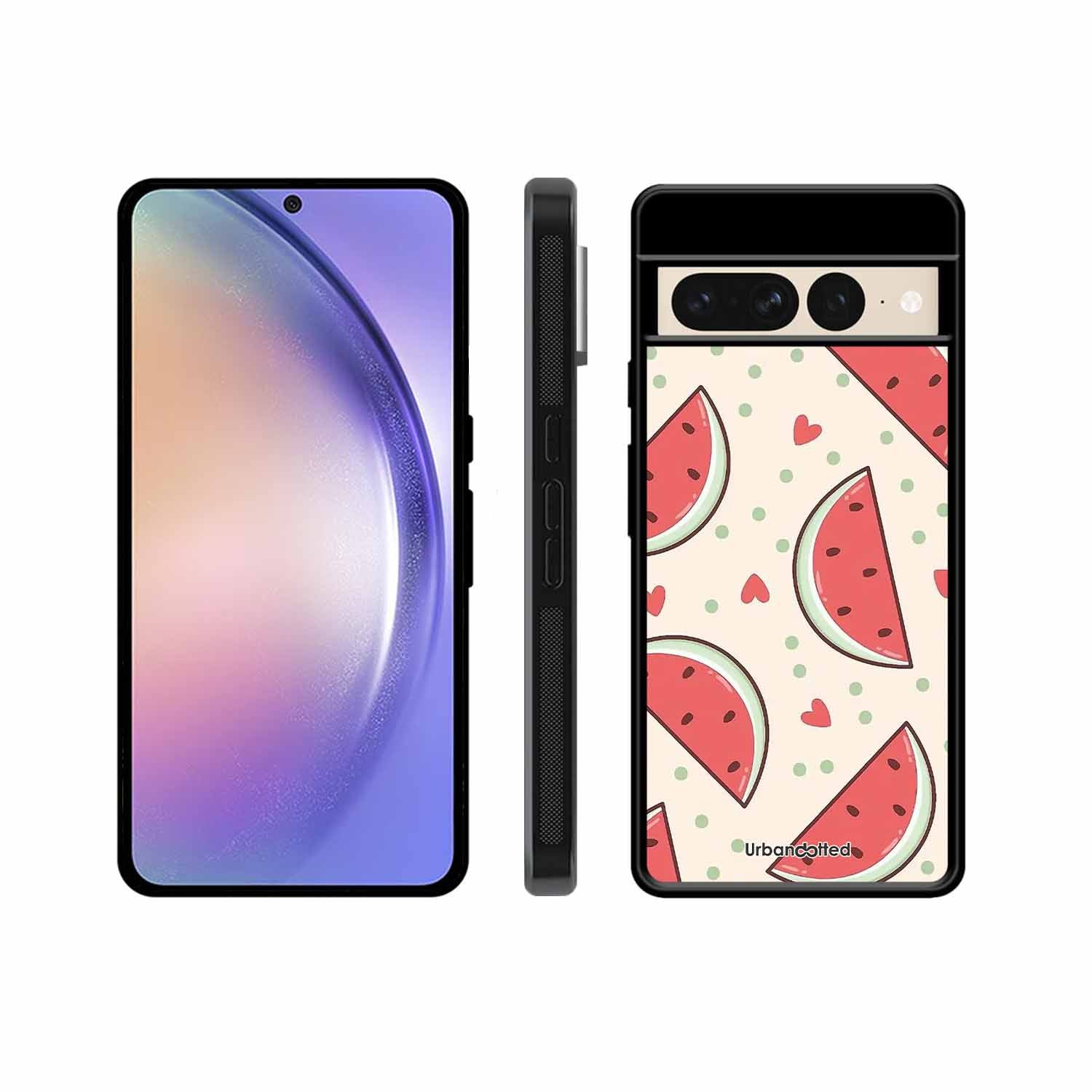 Watermelon Slice Fun Glass Case For Google Pixel 7 Pro