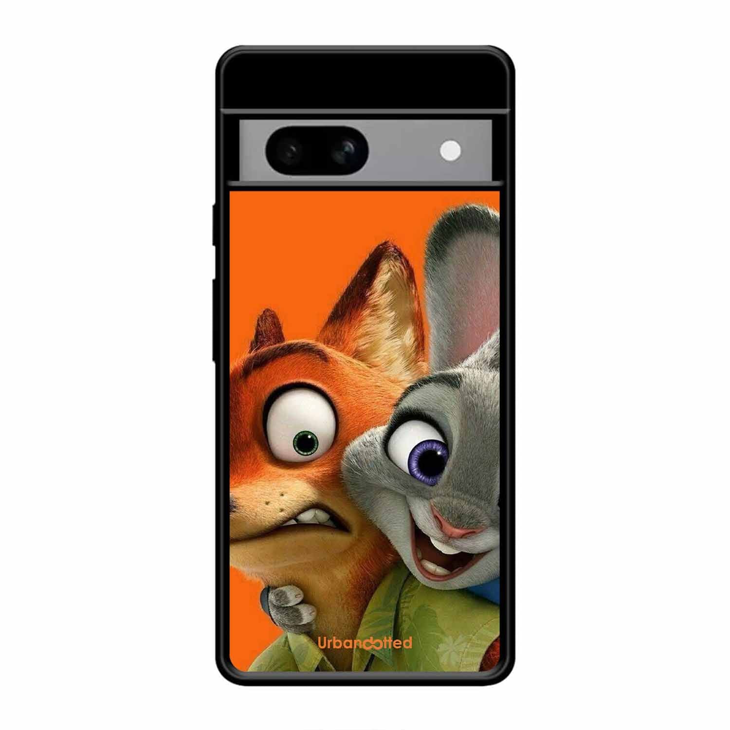 Zootopia Friends Glass Case For Google Pixel 8A