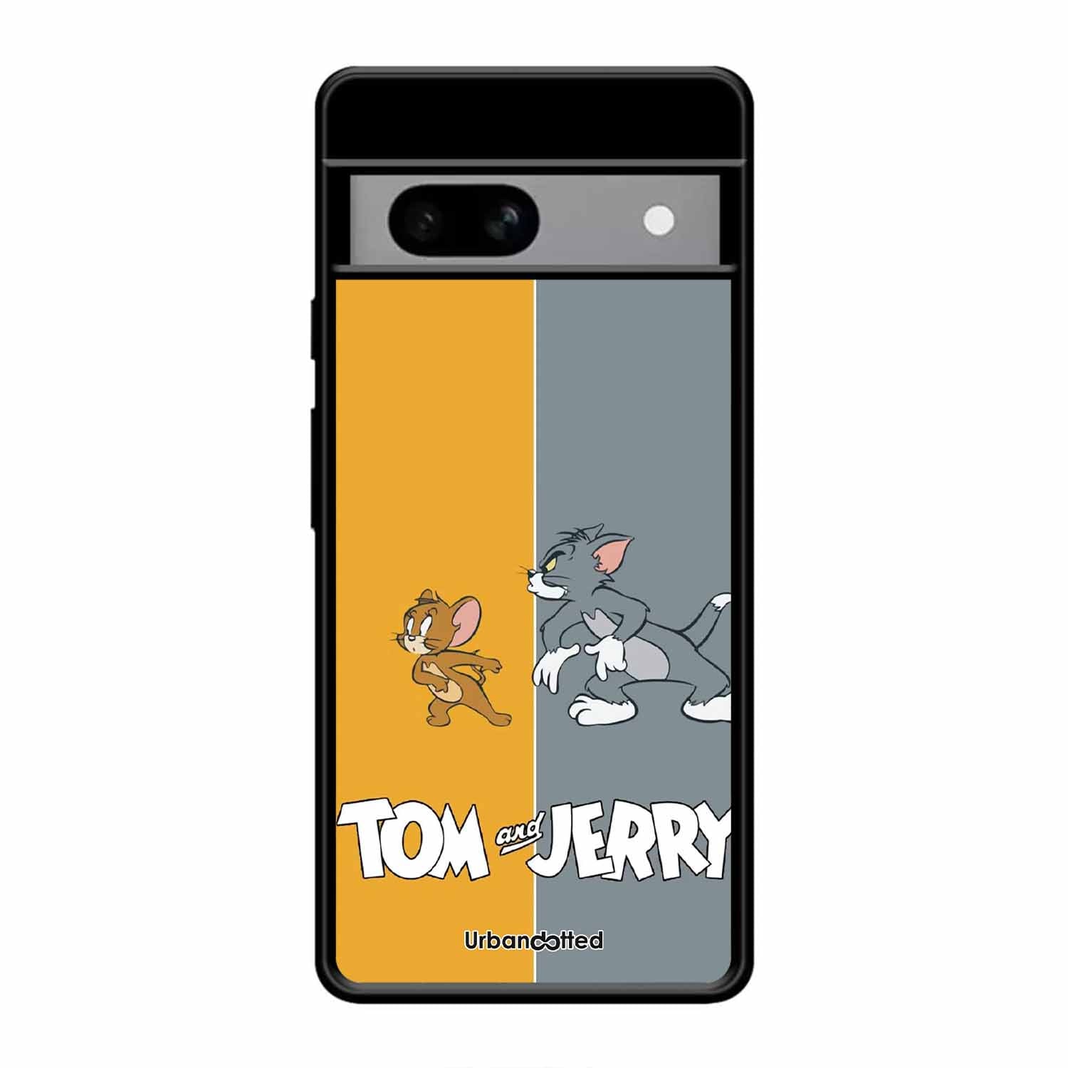 Tom and Jerry Chase Glass Case For Google Pixel 7A