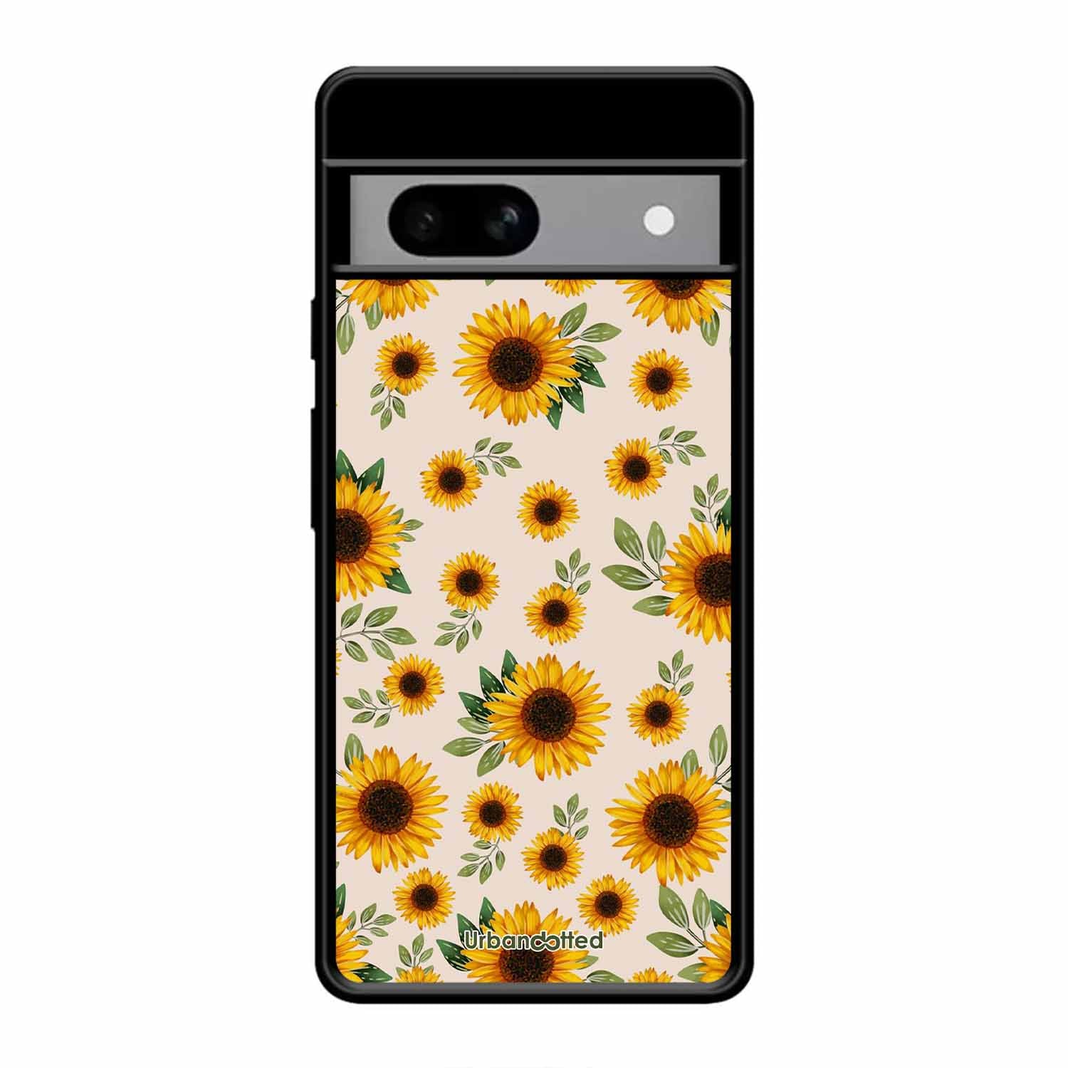 Summer Sunflowers Glass Case For Google Pixel 8A