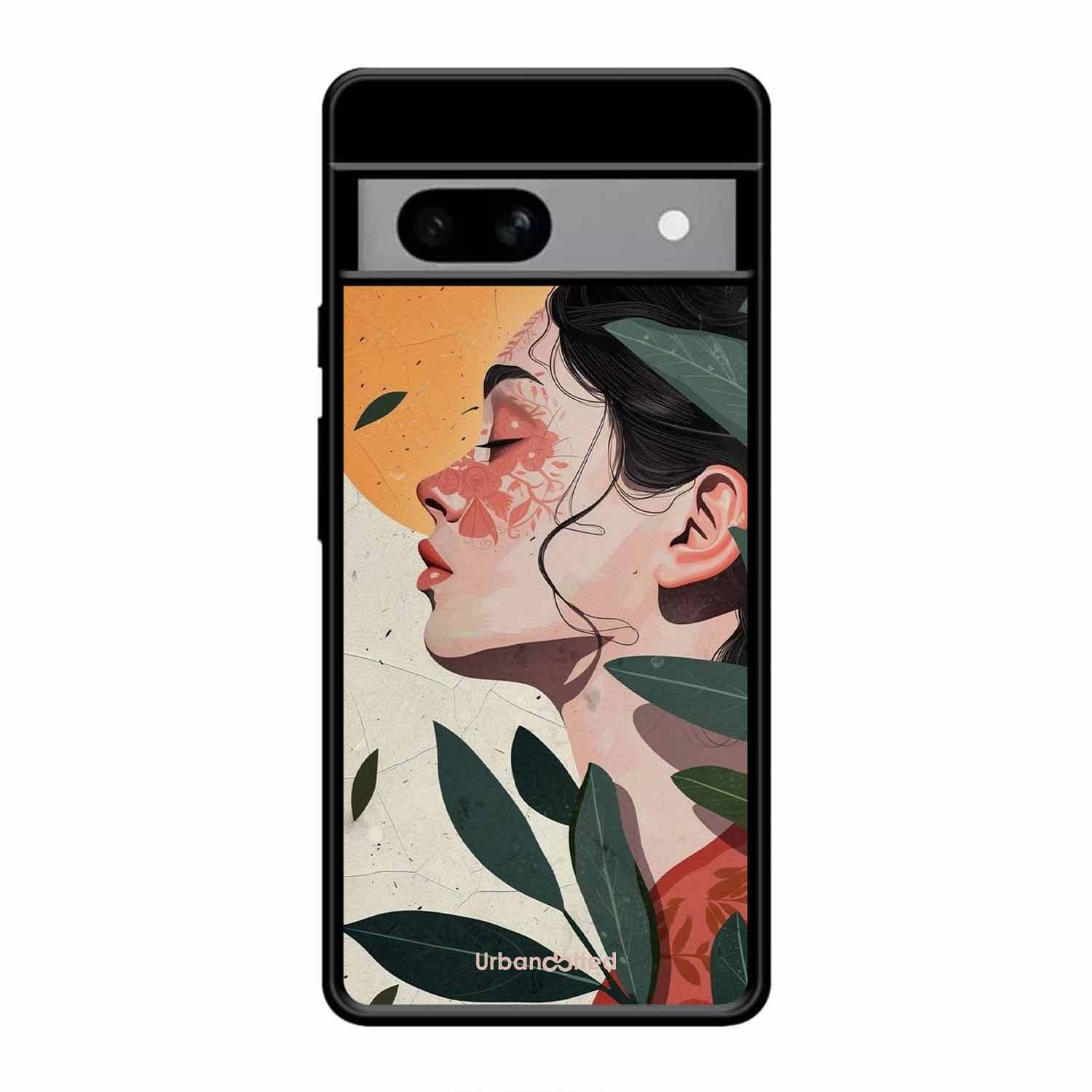 Nature's Embrace Glass Case For Google Pixel 7A
