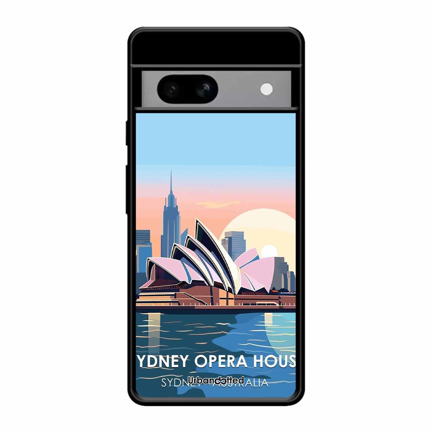 Sydney Opera House Sunrise Glass Case For Google Pixel 7A