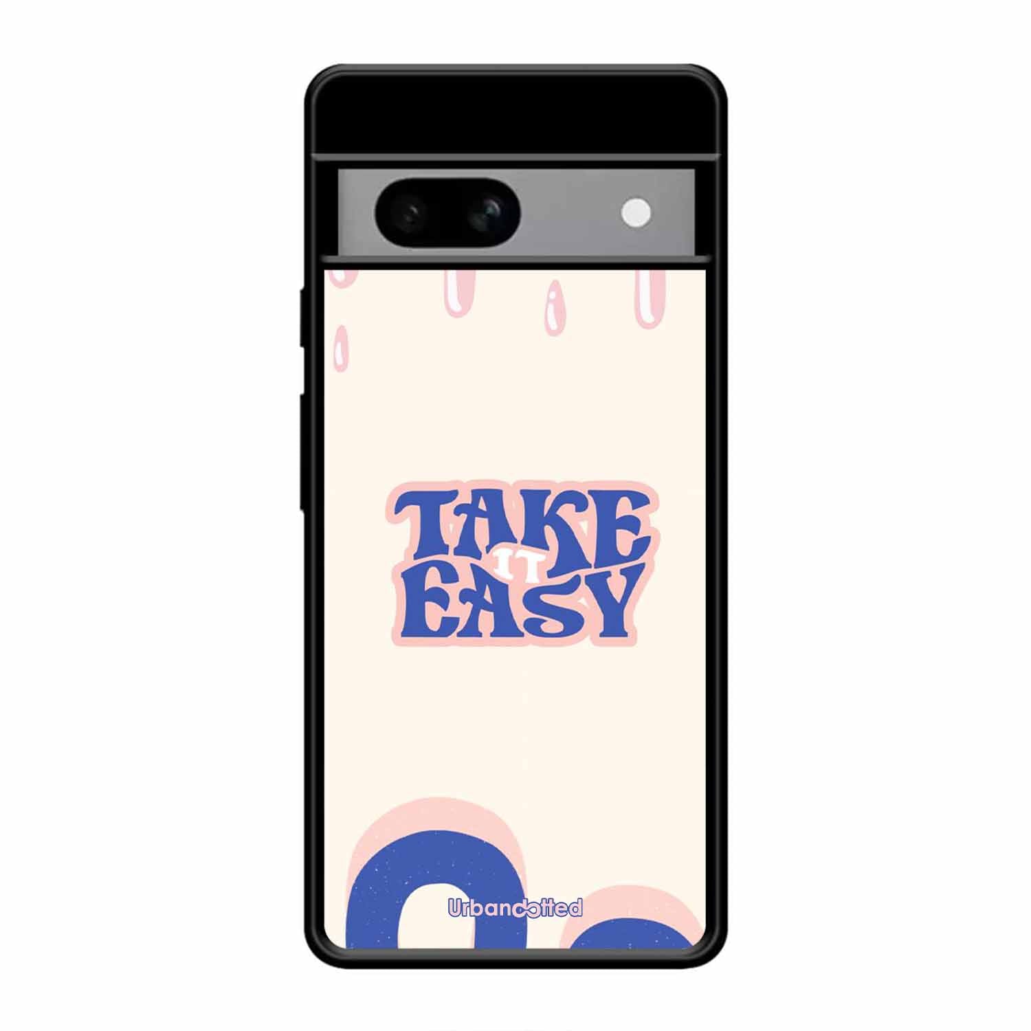 Take It Easy Drip Glass Case For Google Pixel 8A
