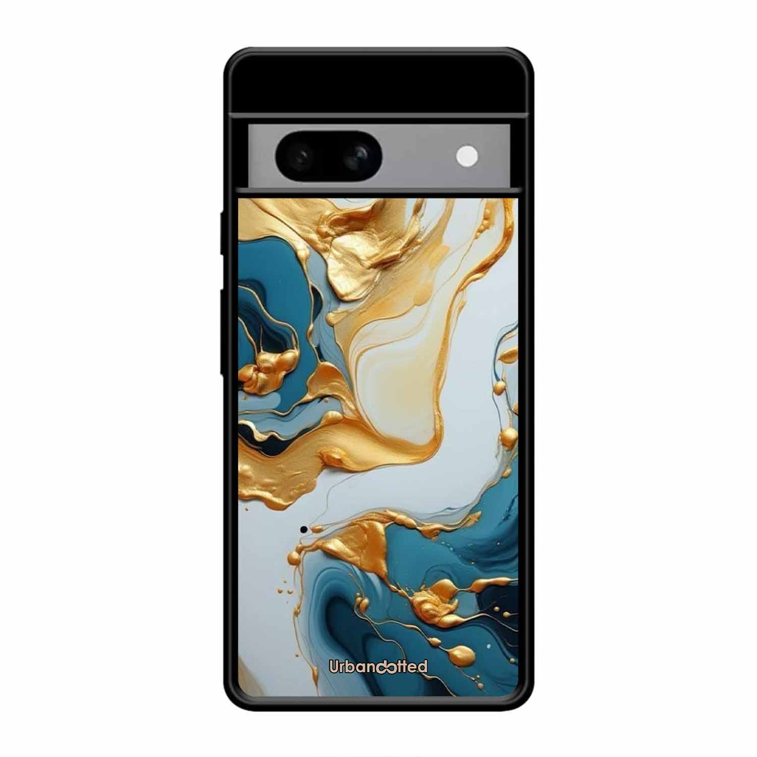 Luxurious Marble Effect Glass Case For Google Pixel 8A