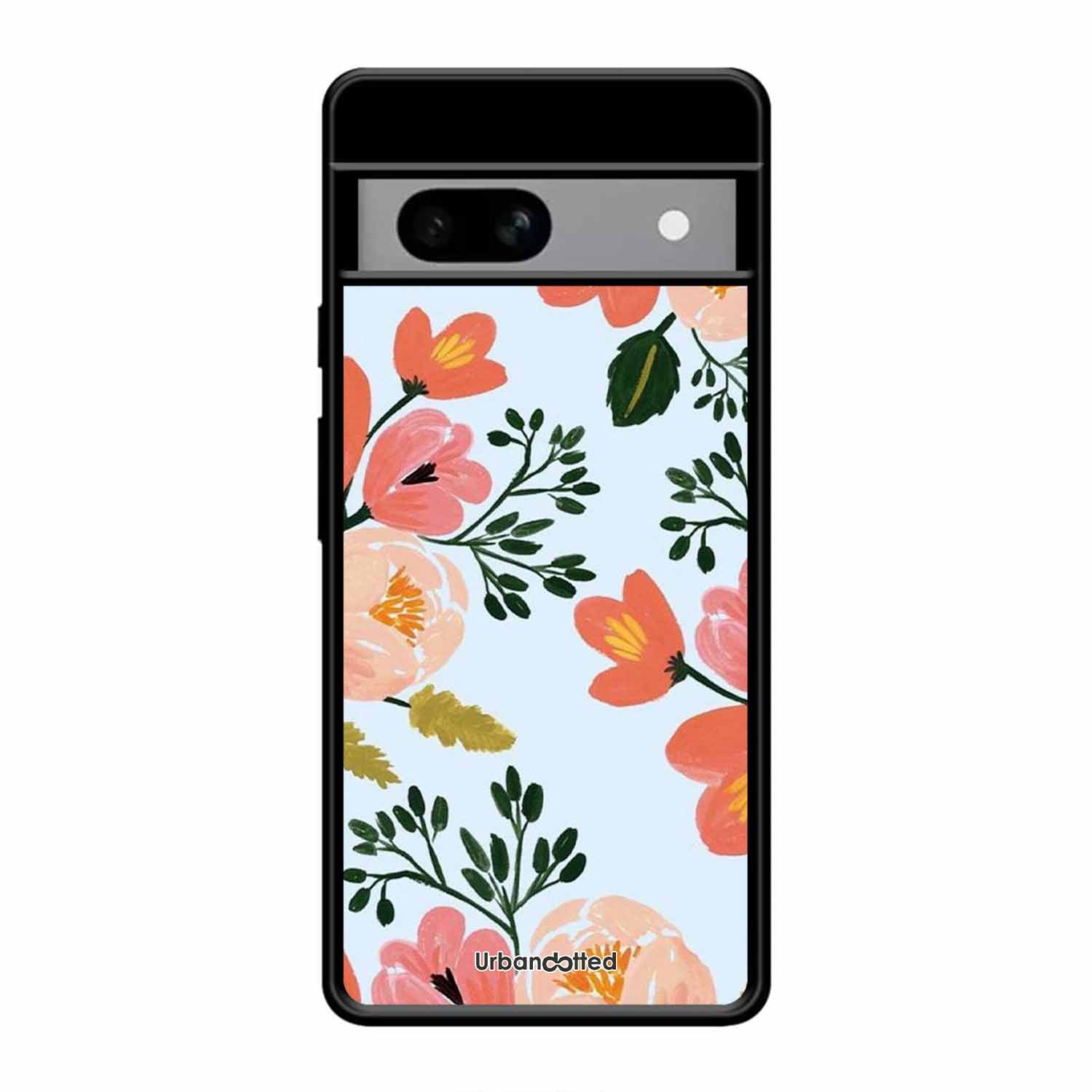 Painted Floral Bouque Glass Case For Google Pixel 8A