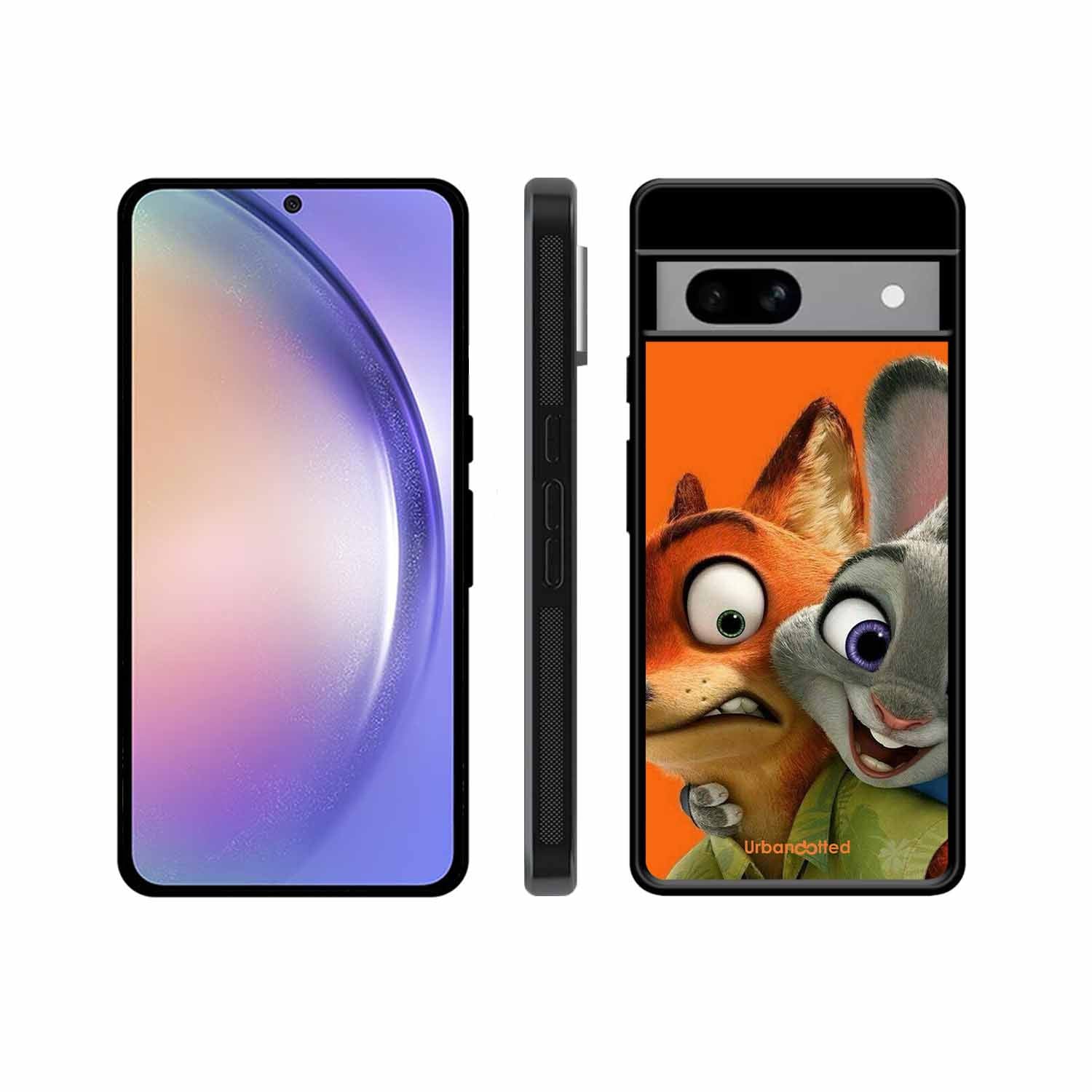 Zootopia Friends Glass Case For Google Pixel 8A