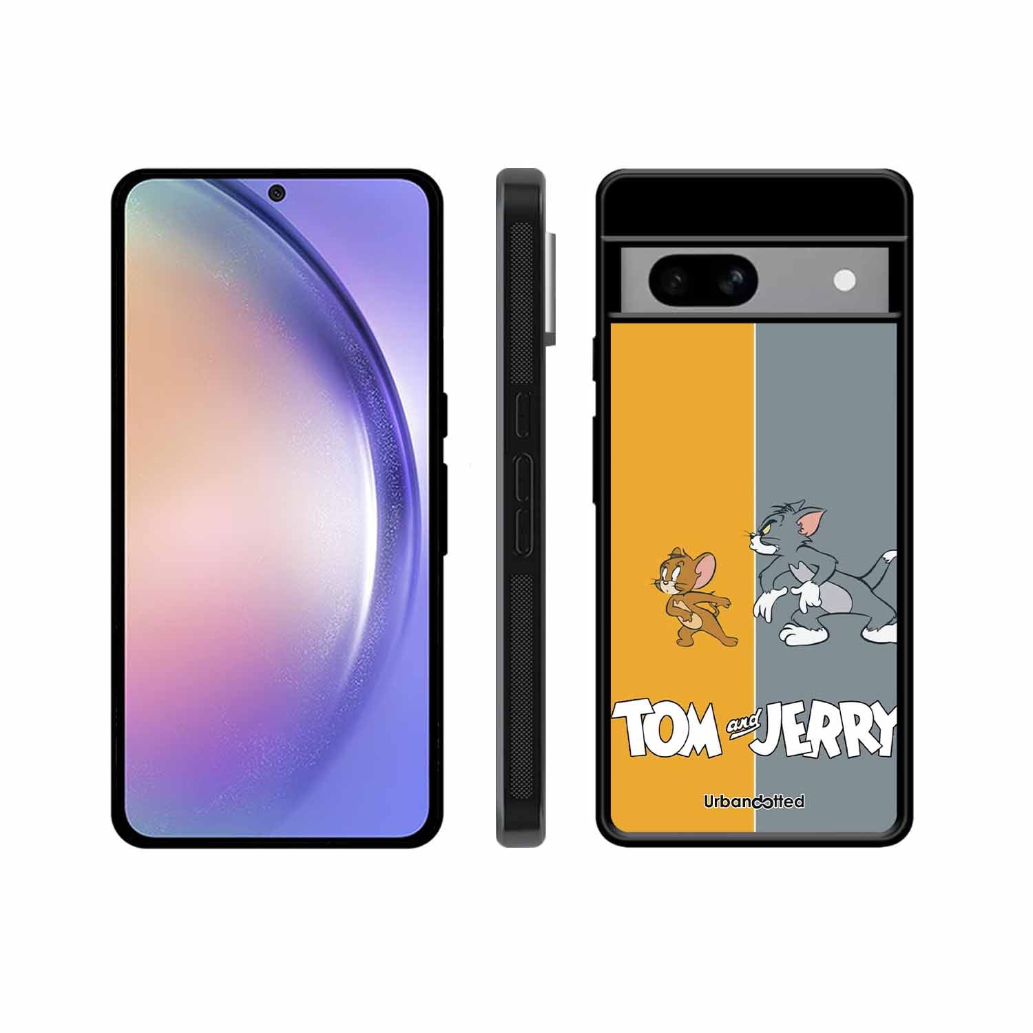 Tom and Jerry Chase Glass Case For Google Pixel 8A