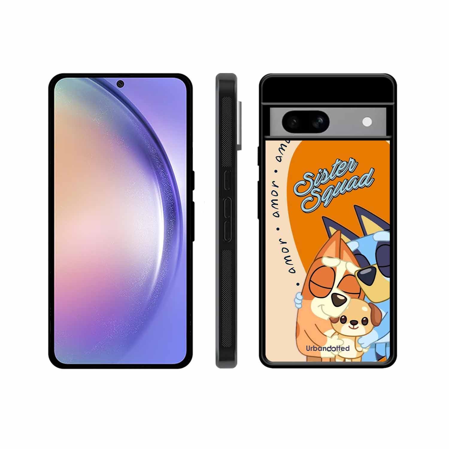 Aussie Cartoon Sisters Glass Case For Google Pixel 8A