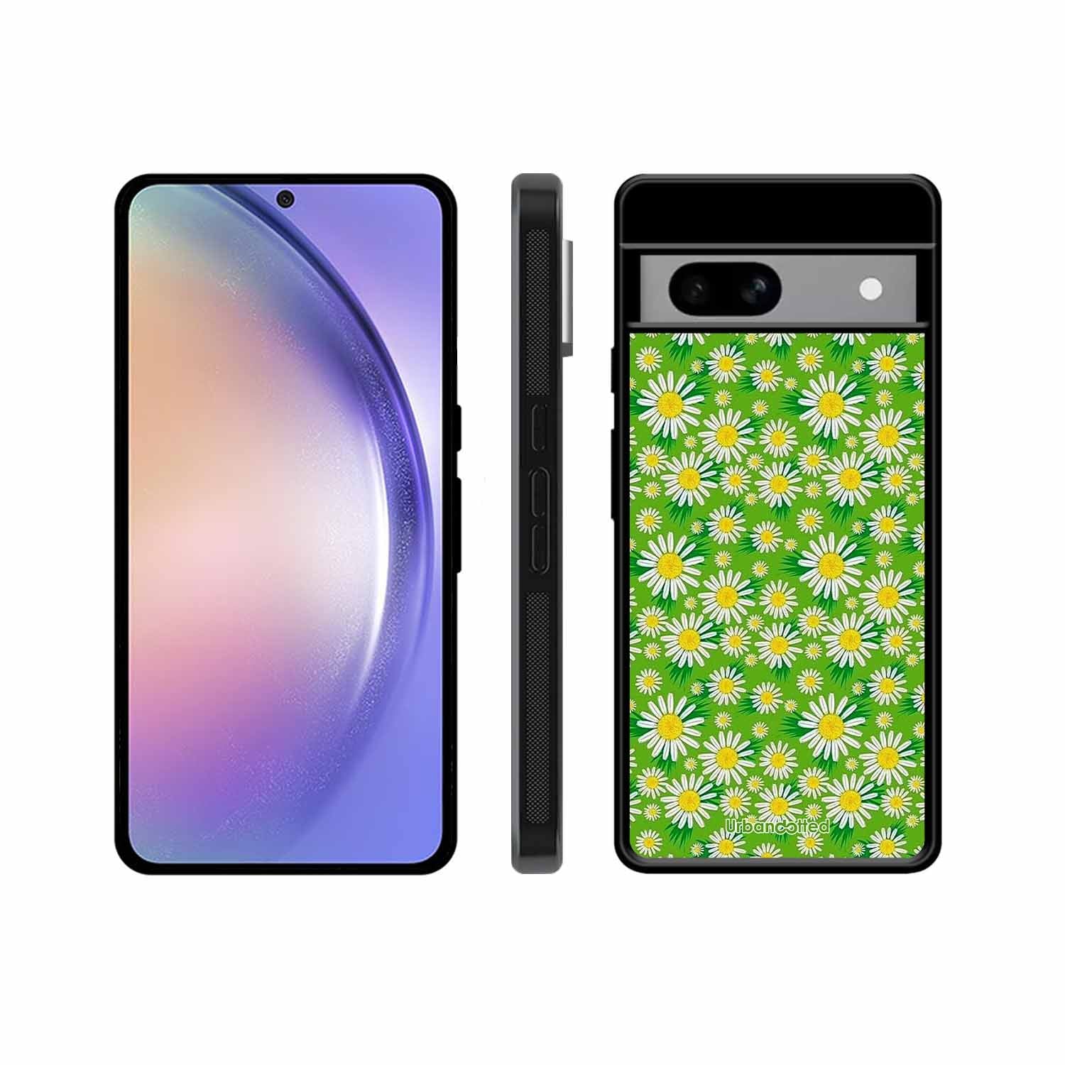 Cheerful Daisy Glass Case For Google Pixel 8A