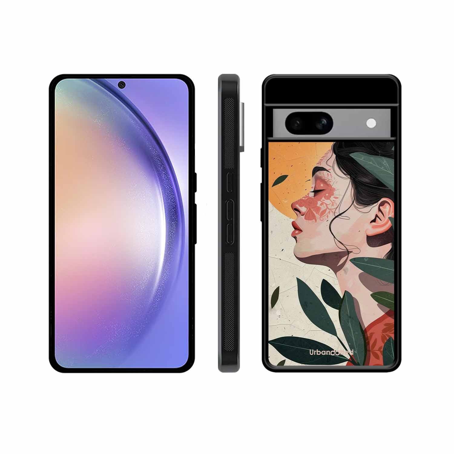 Nature's Embrace Glass Case For Google Pixel 8A