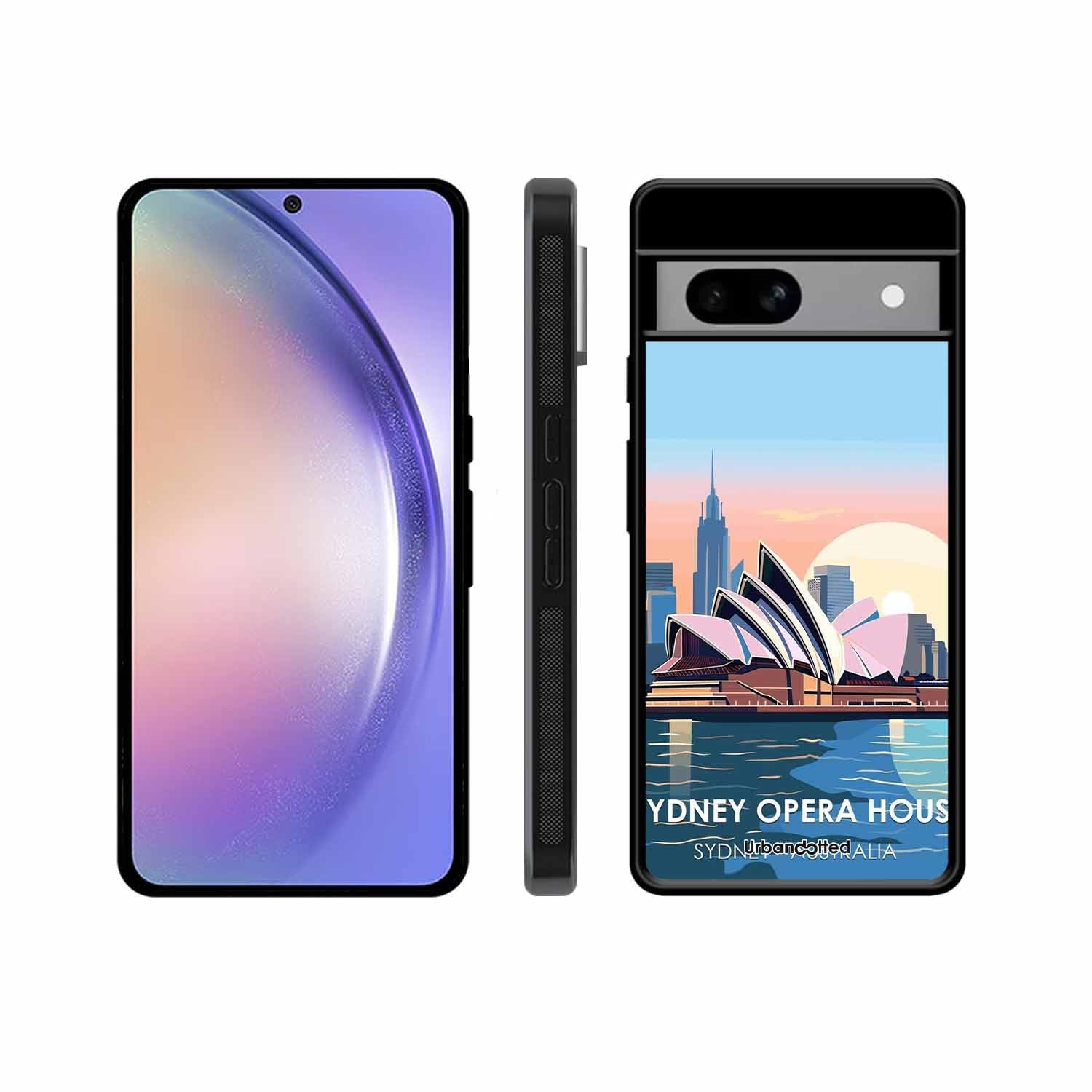 Sydney Opera House Sunrise Glass Case For Google Pixel 7A