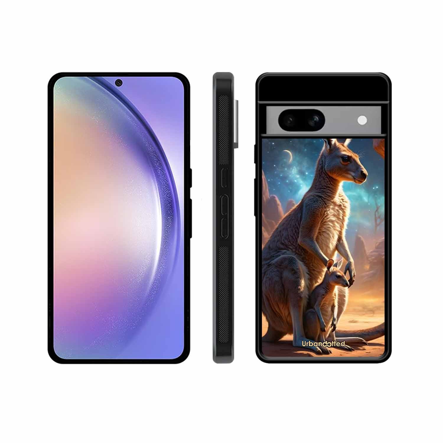 Kangaroo Mother Love Glass Case For Google Pixel 8A