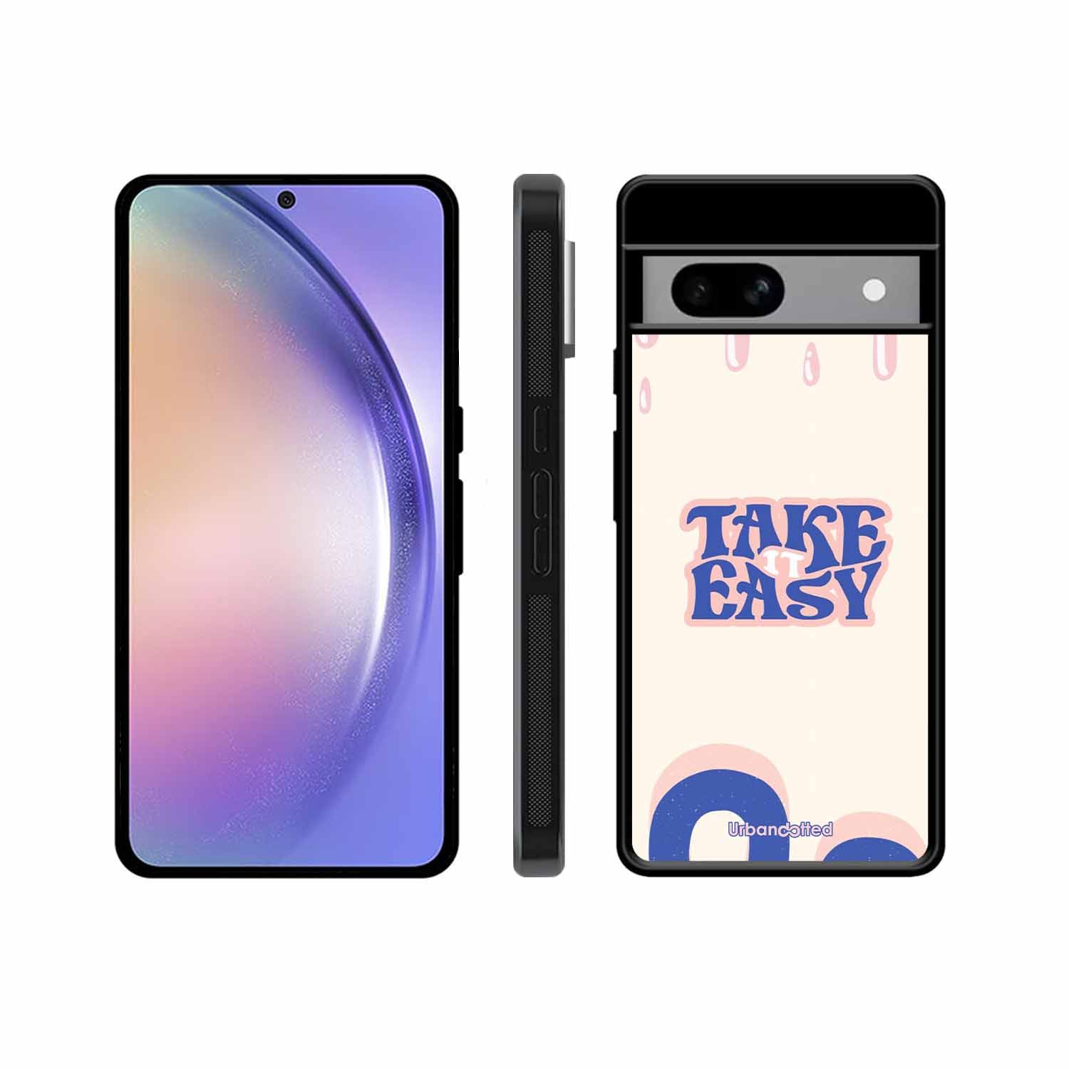 Take It Easy Drip Glass Case For Google Pixel 7A