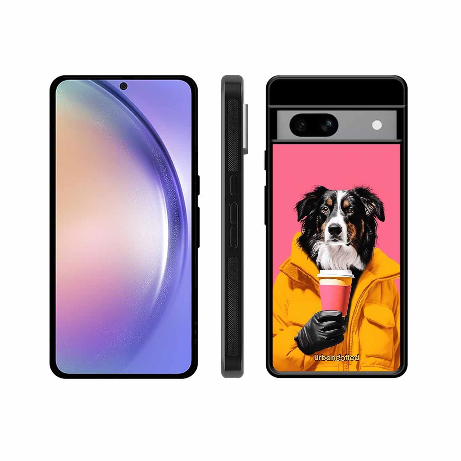 Trendy Dog with Drink Glass Case For Google Pixel 8A