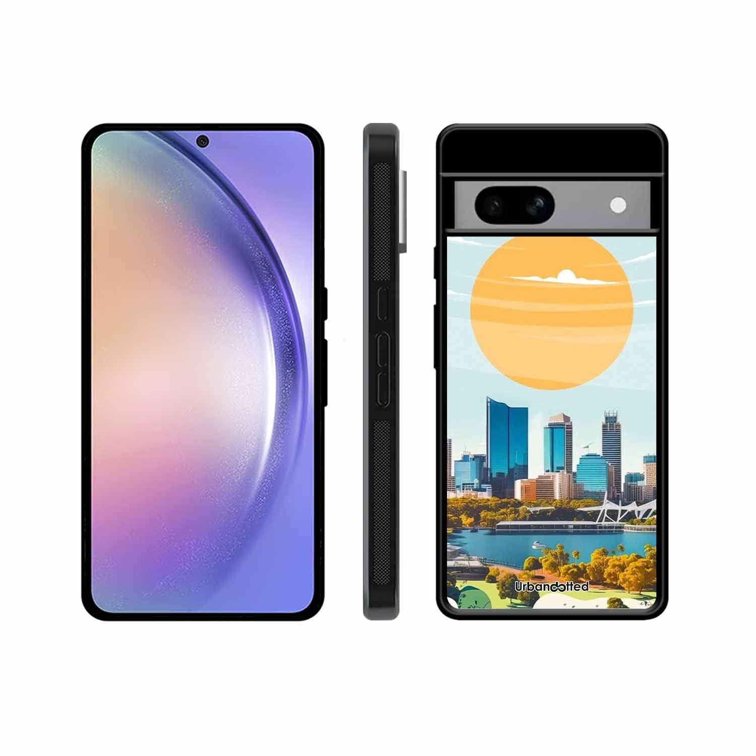 Western Australia Cityscape Glass Case For Google Pixel 8A