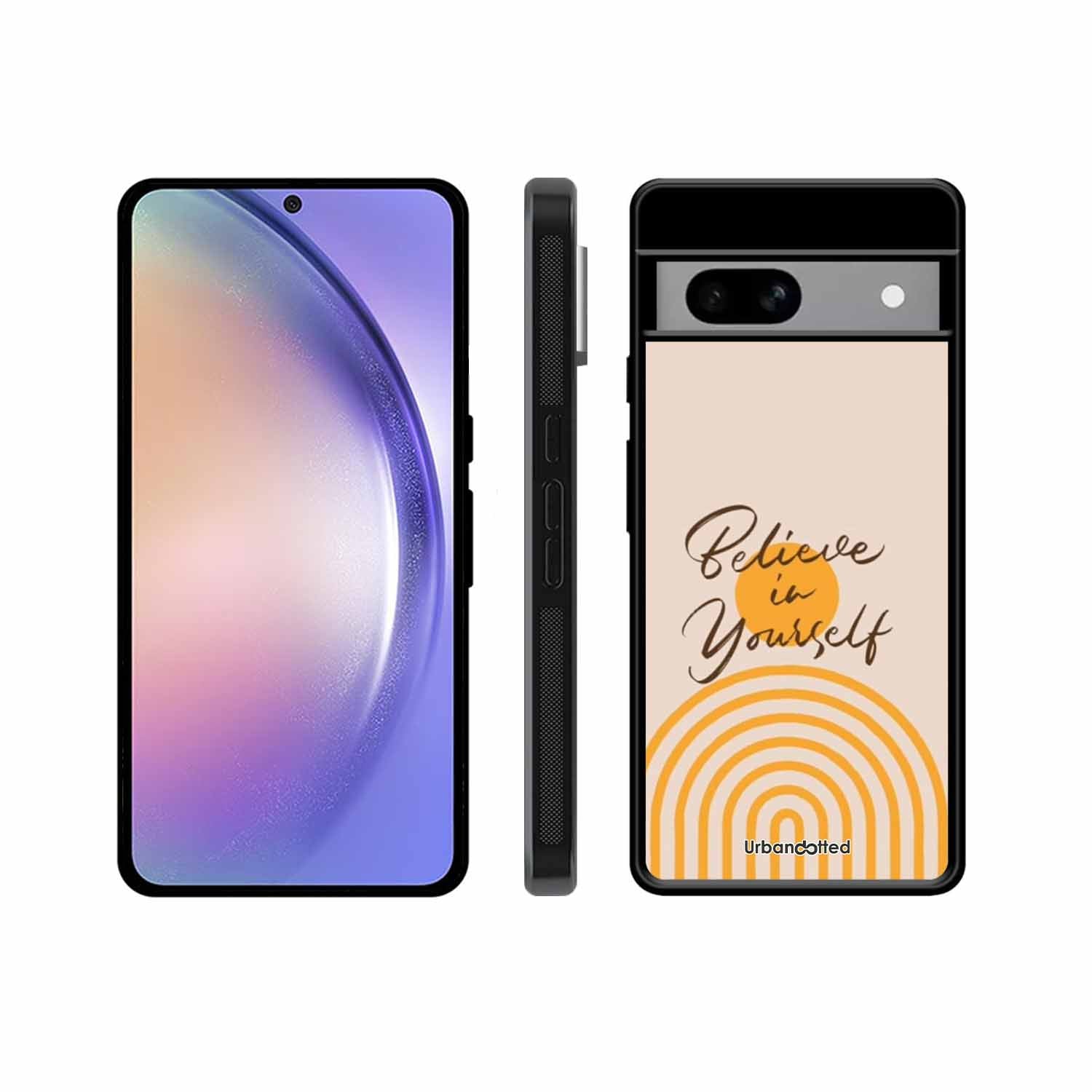 Believe In Yourself Rainbow Glass Case For Google Pixel 8A