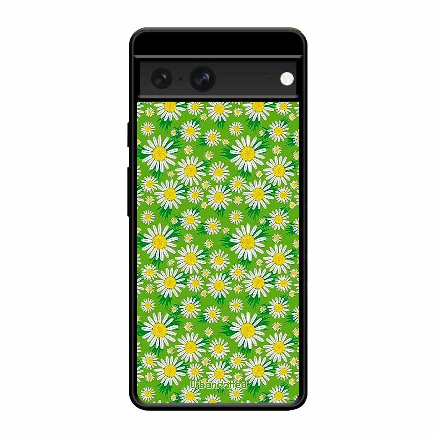 Cheerful Daisy Glass Case For Google Pixel 7