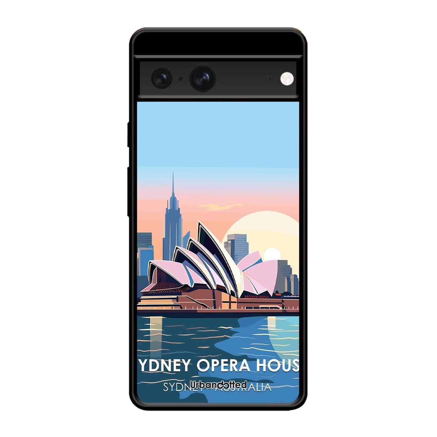 Sydney Opera House Sunrise Glass Case For Google Pixel 7