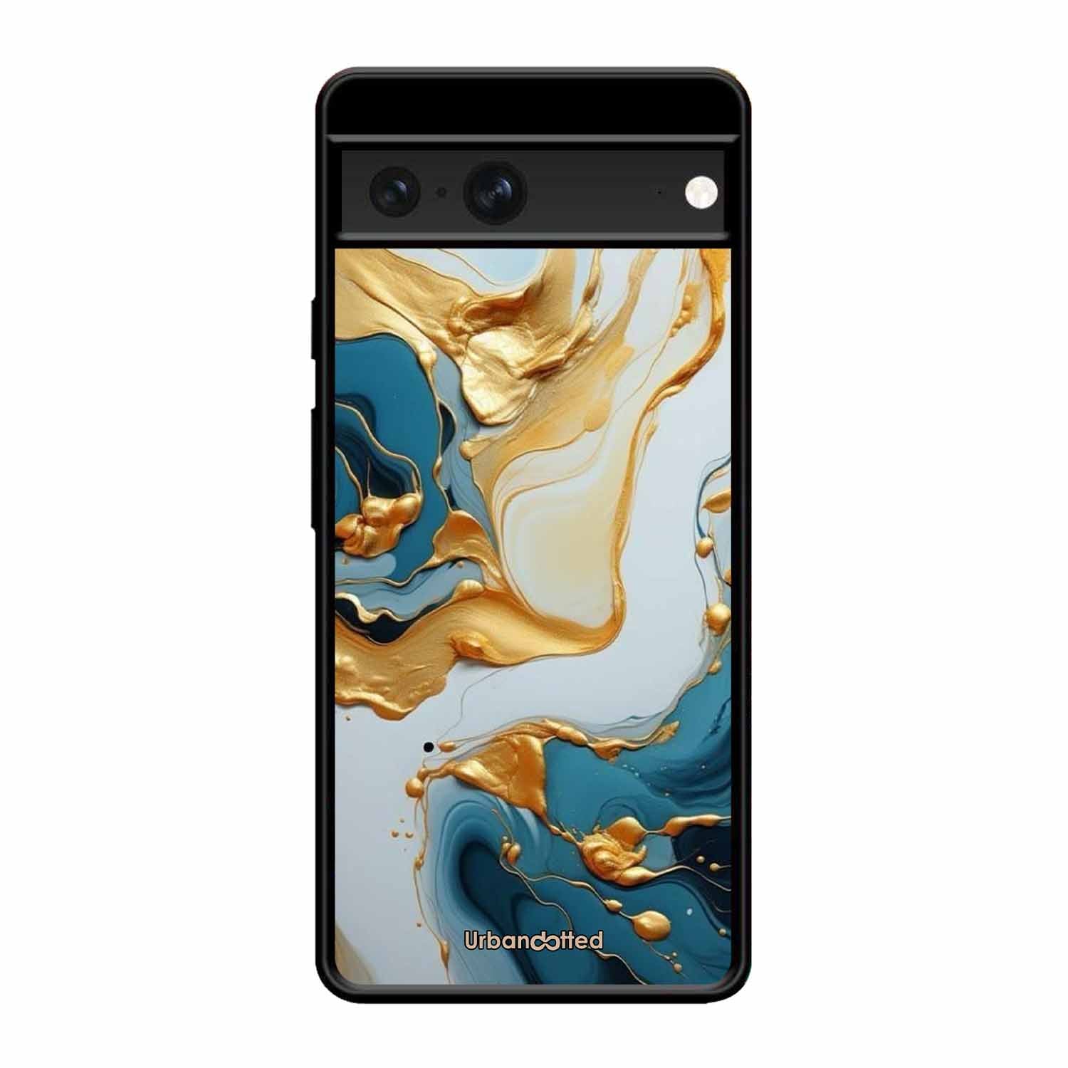 Luxurious Marble Effect Glass Case For Google Pixel 7