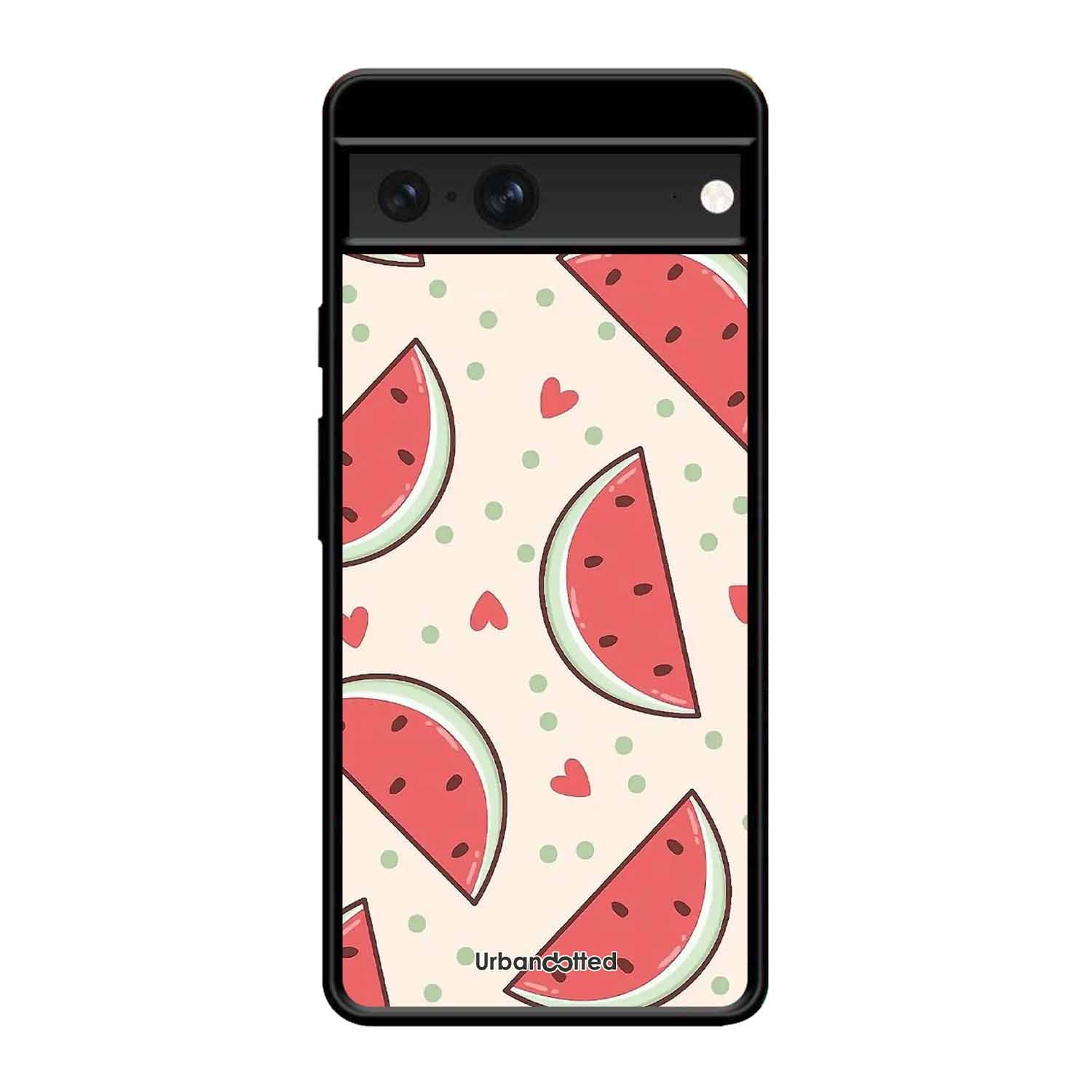Watermelon Slice Fun Glass Case For Google Pixel 7