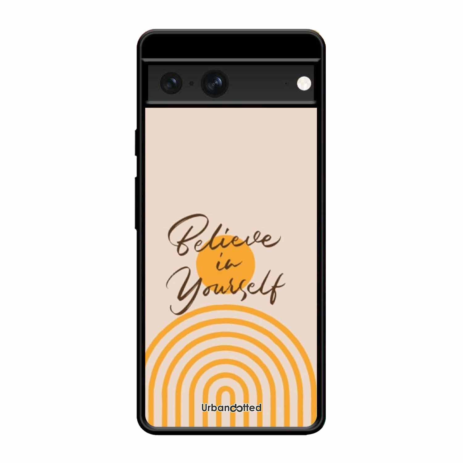 Believe In Yourself Rainbow Glass Case For Google Pixel 7