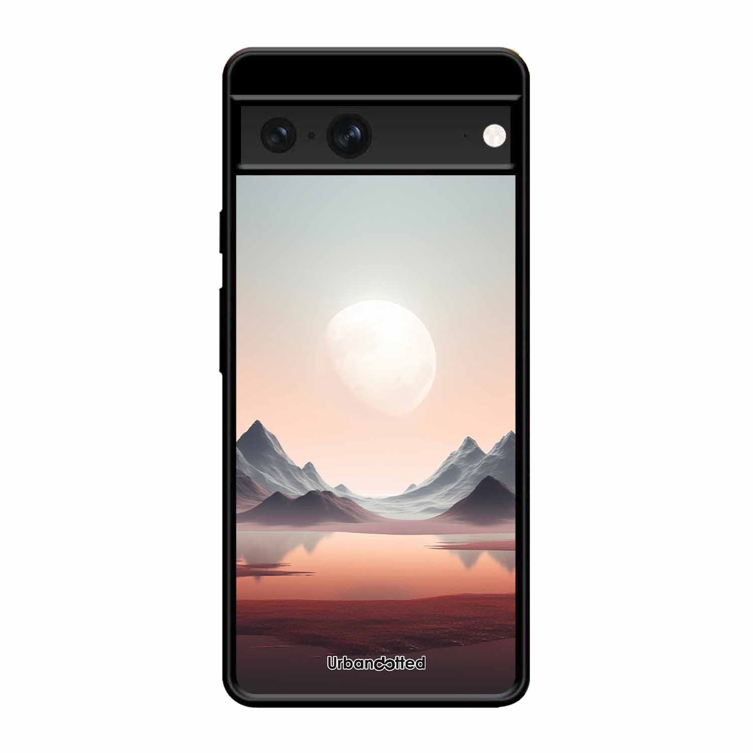 Tranquil Landscape Reflection Glass Case For Google Pixel 7