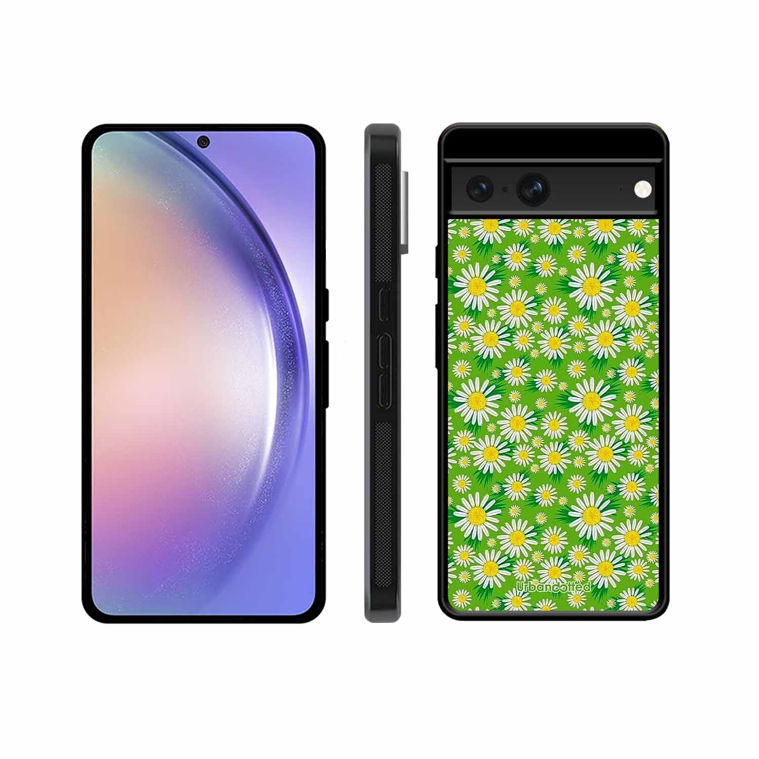 Cheerful Daisy Glass Case For Google Pixel 7