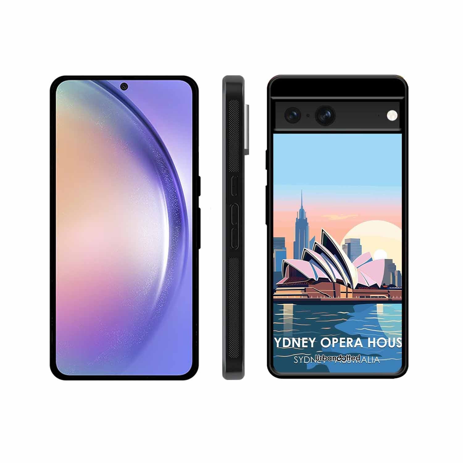 Sydney Opera House Sunrise Glass Case For Google Pixel 7