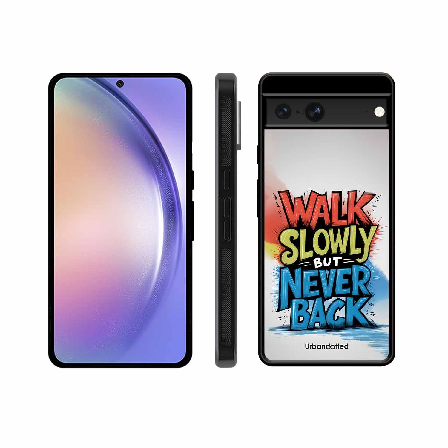 Walk Slowly But Never Back Glass Case For Google Pixel 7