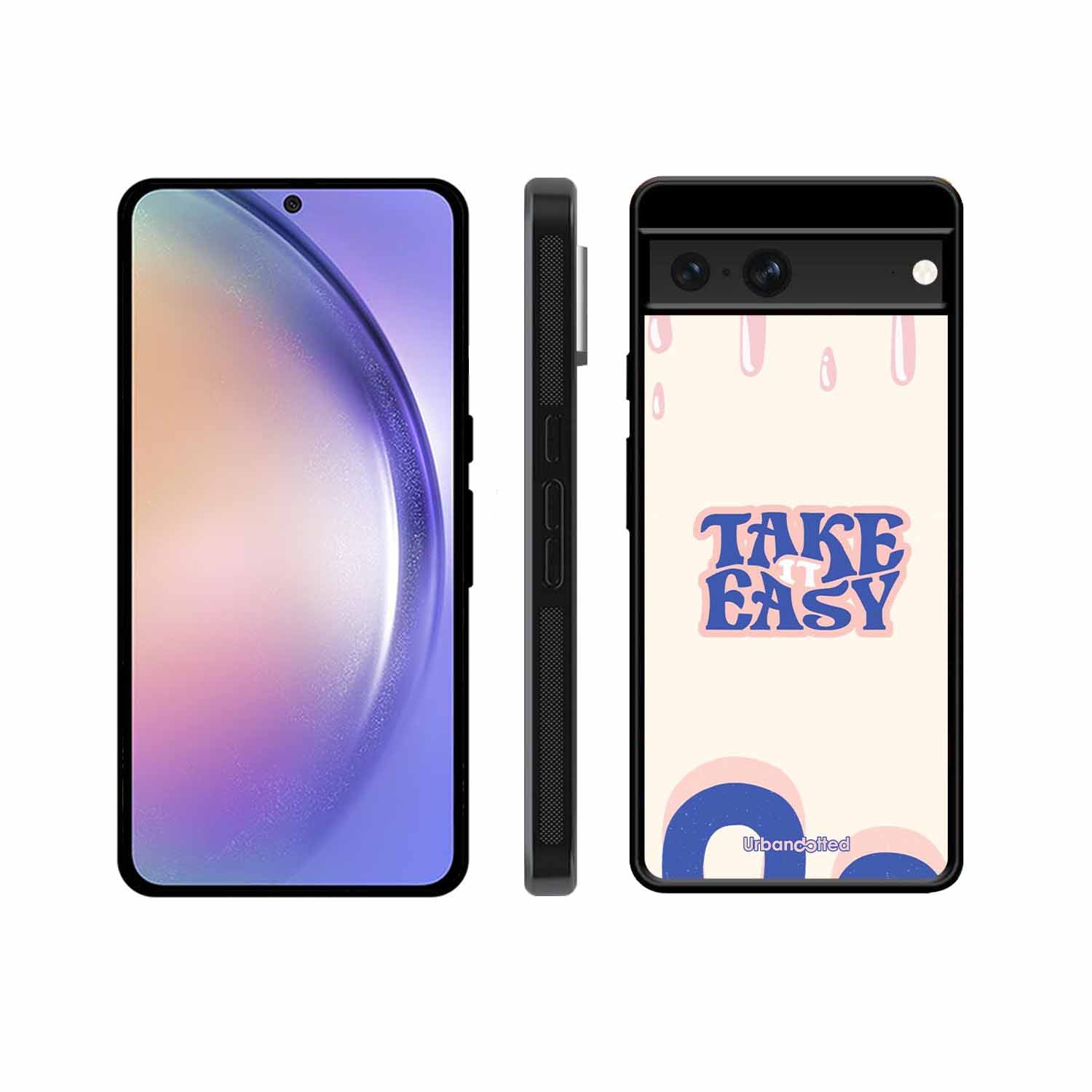 Take It Easy Drip Glass Case For Google Pixel 7