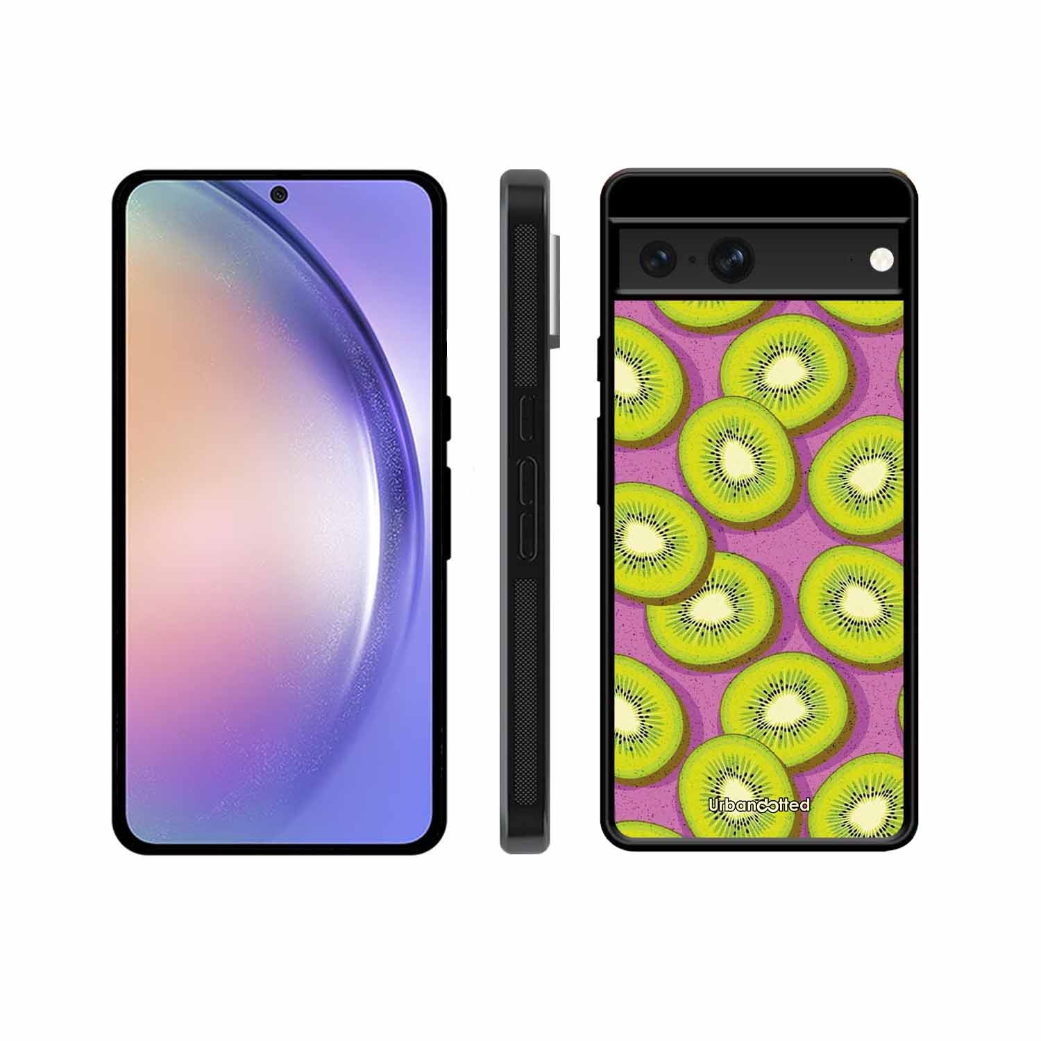 Refreshing Kiwi Glass Case For Google Pixel 7