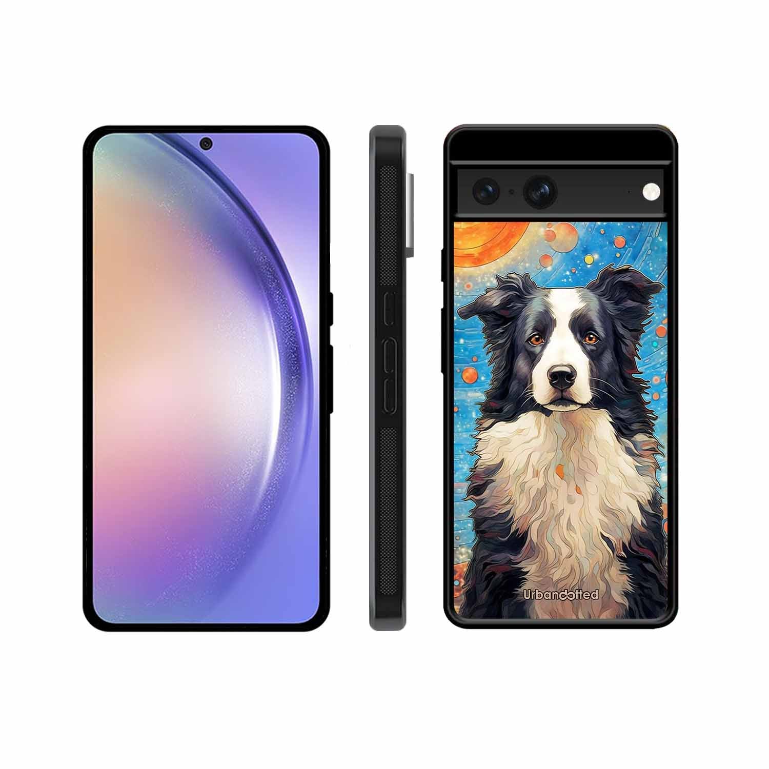 Artistic Dog Illustration Glass Case For Google Pixel 7
