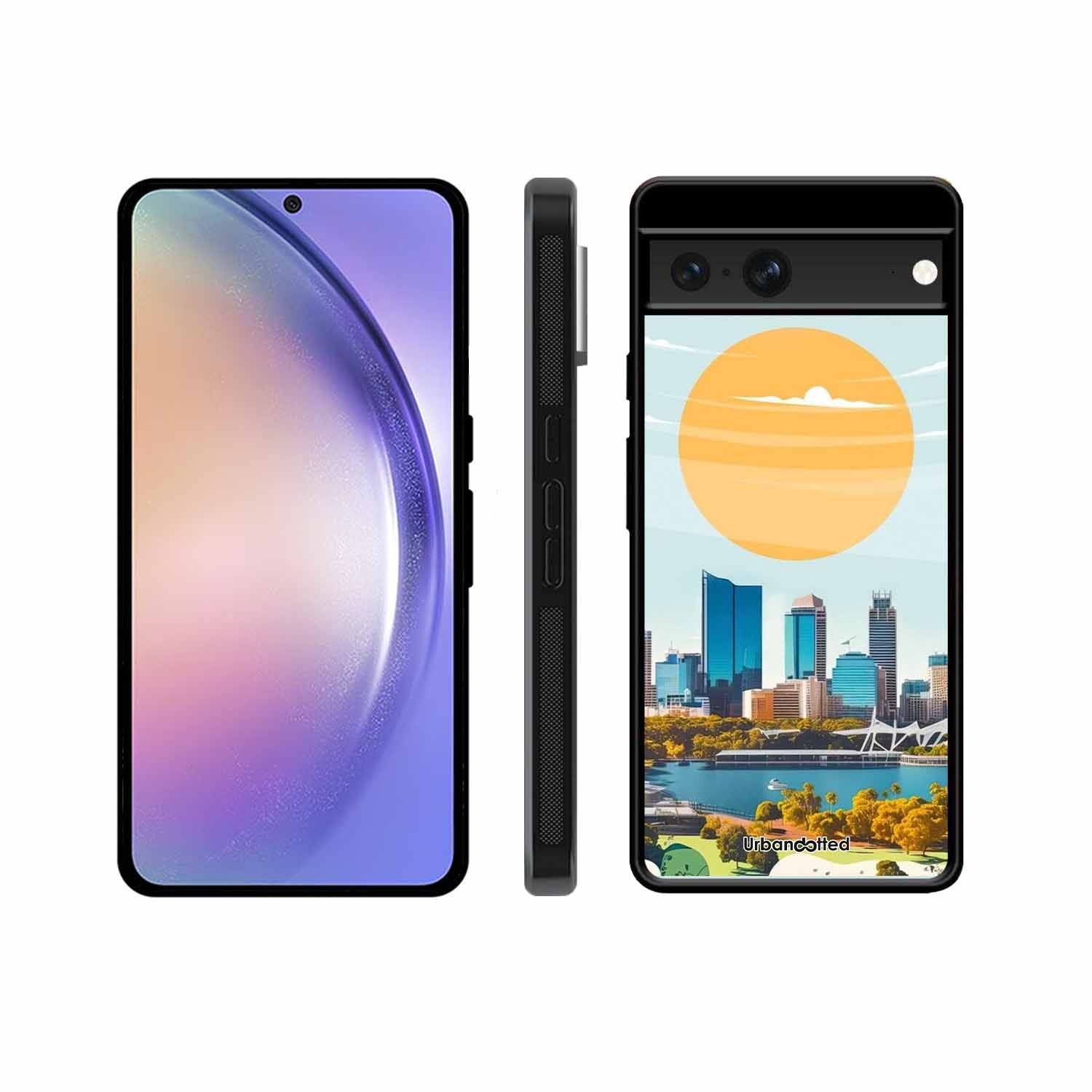 Western Australia Cityscape Glass Case For Google Pixel 7