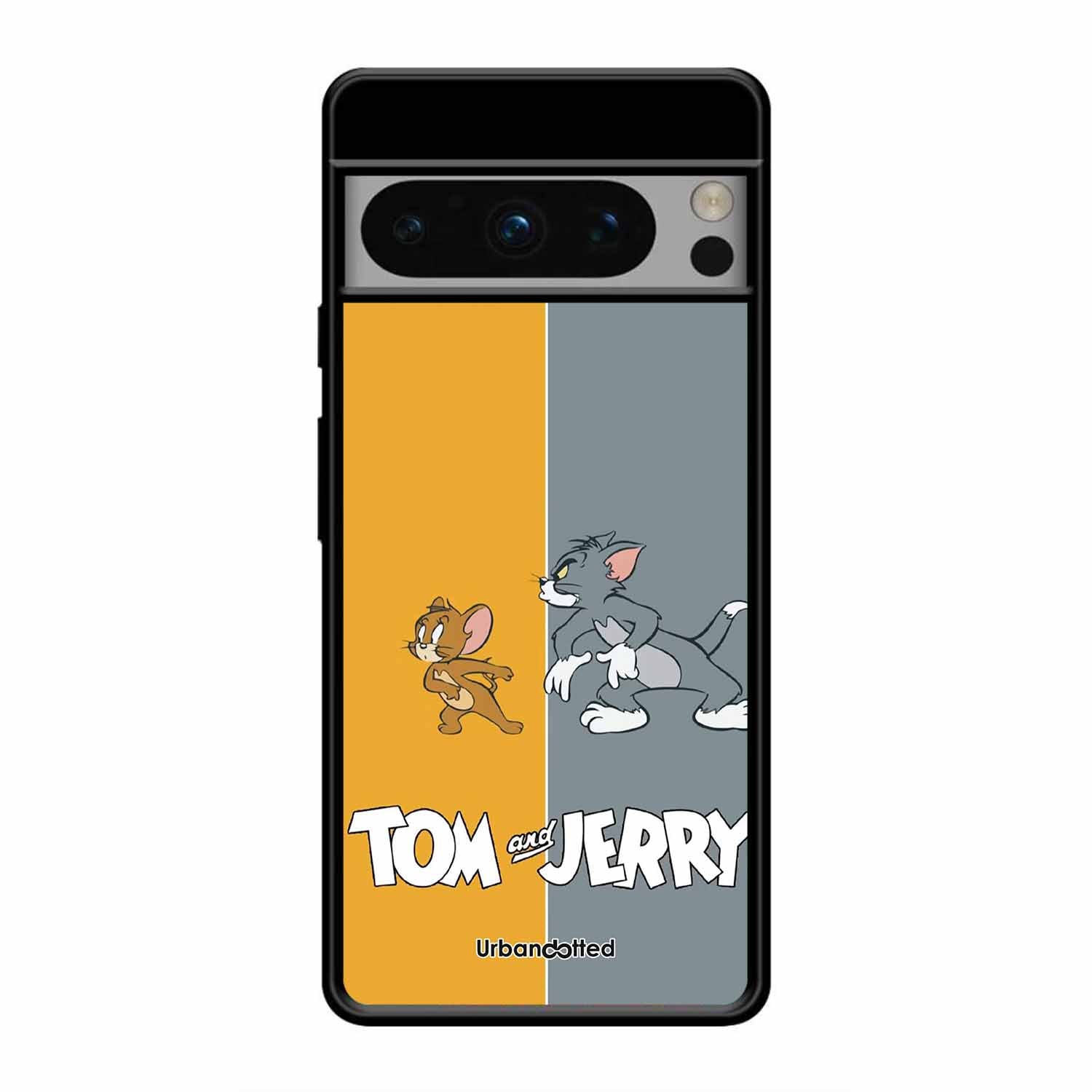Tom and Jerry Chase Glass Case For Google Pixel 8 Pro