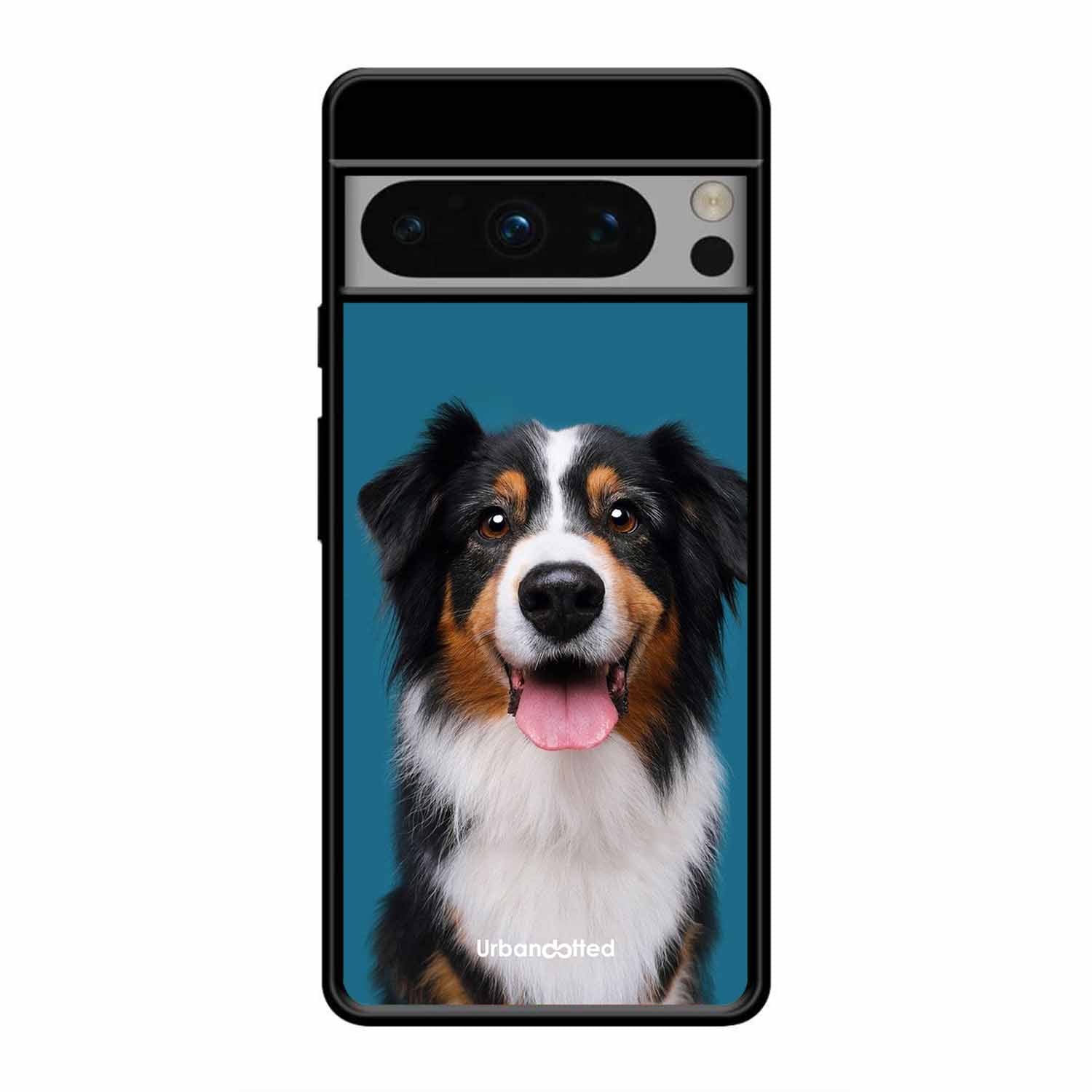 Aussie Shepherd Smile Glass Case For Google Pixel 8 Pro