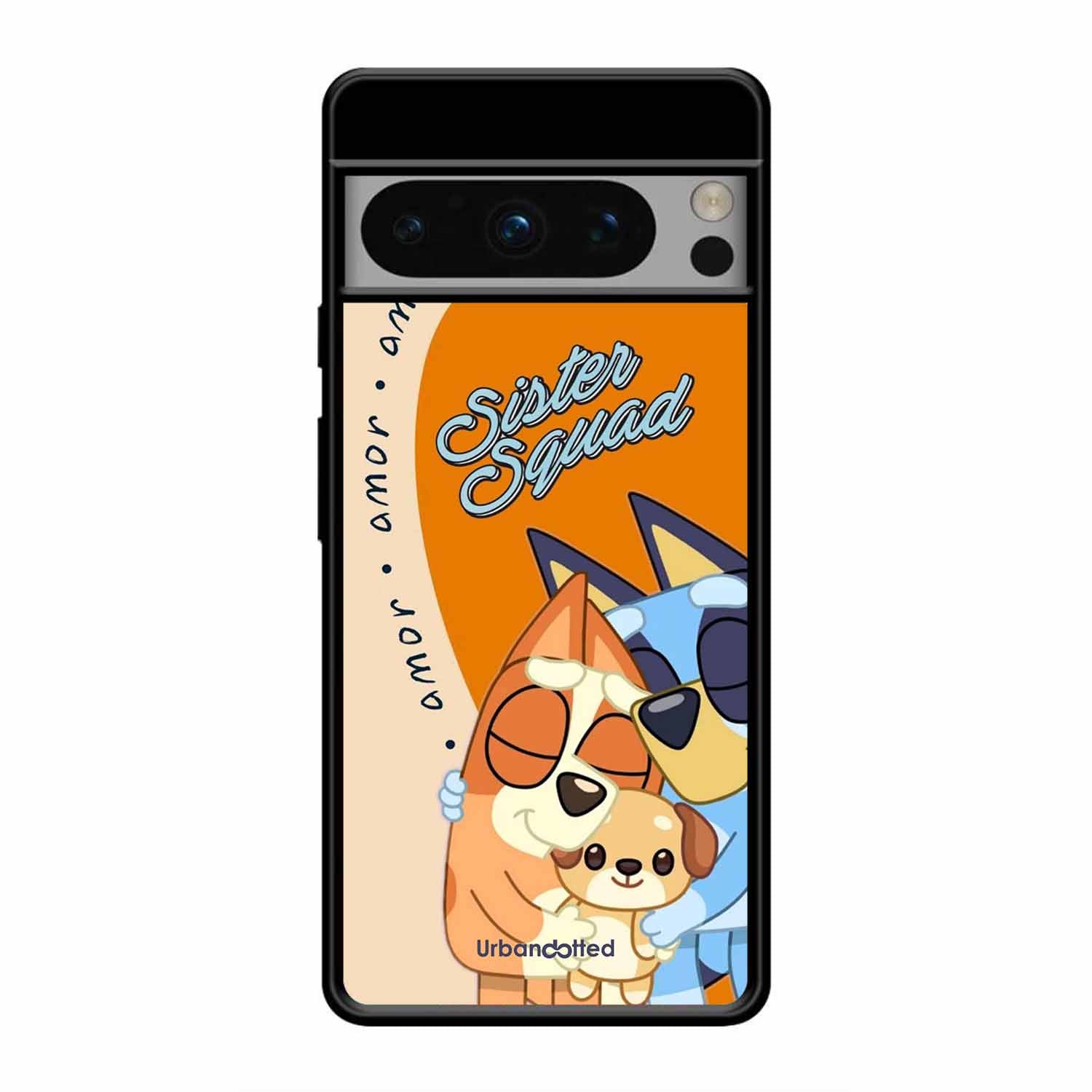 Aussie Cartoon Sisters Glass Case For Google Pixel 8 Pro