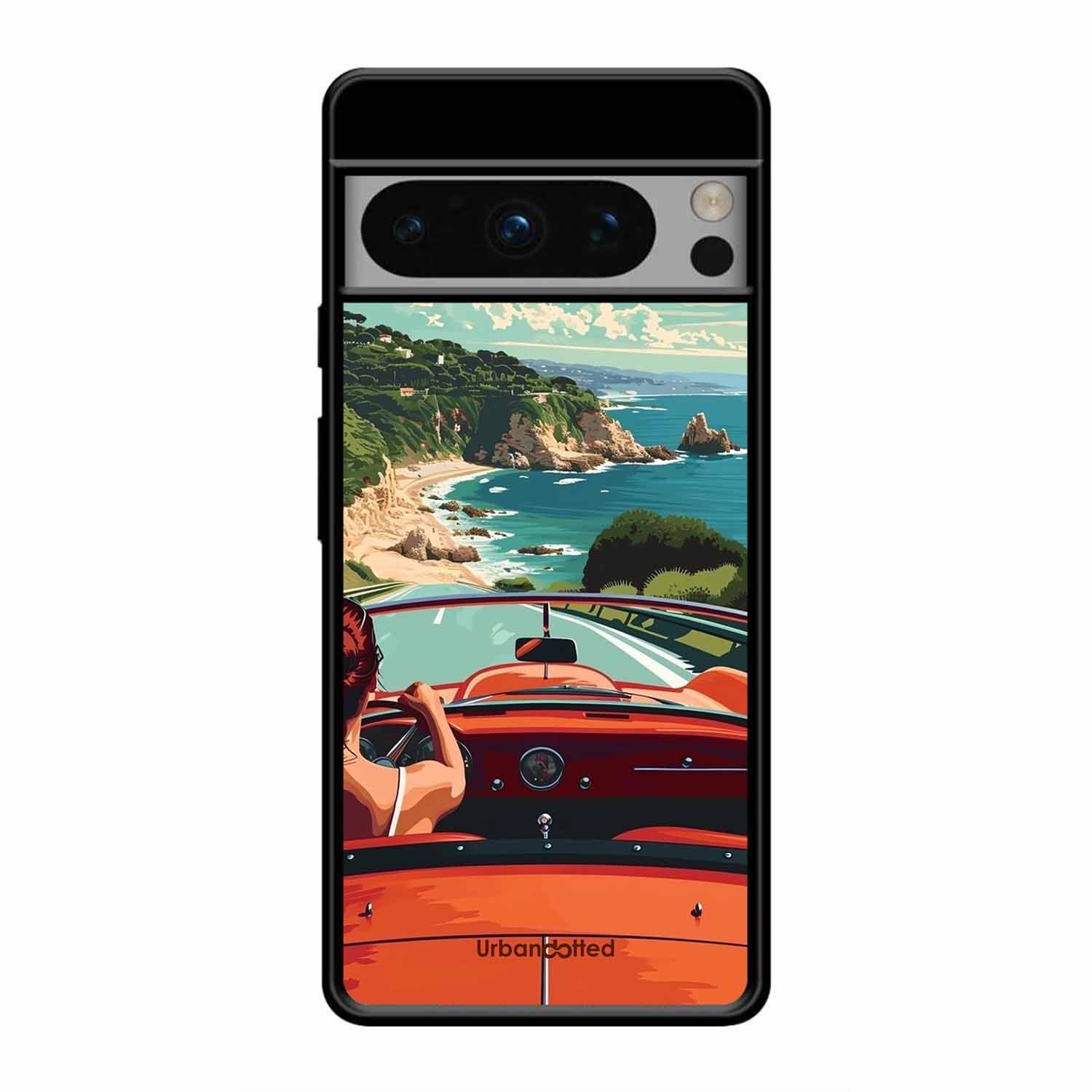 Ocean Breeze Road Trip Glass Case For Google Pixel 8 Pro