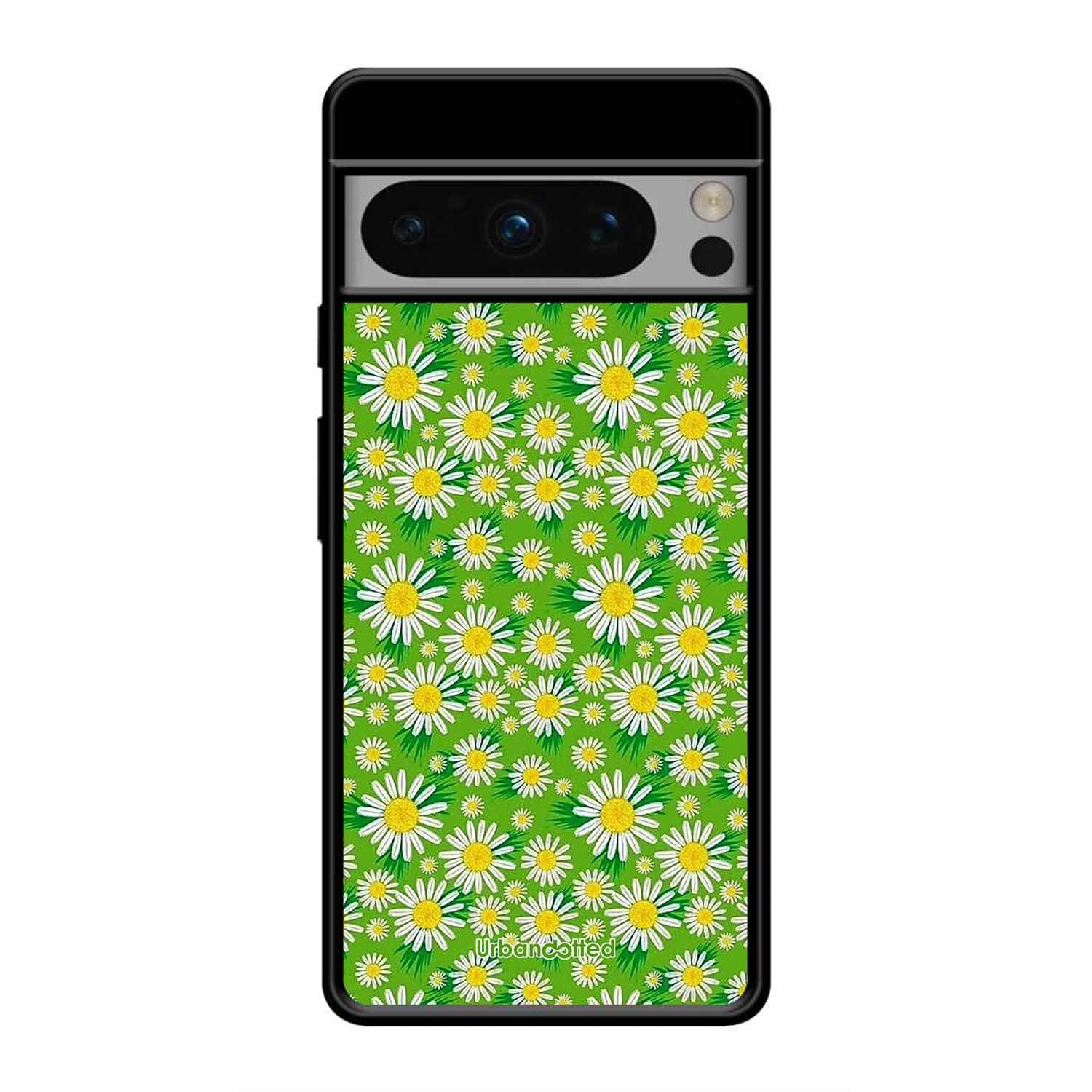 Cheerful Daisy Glass Case For Google Pixel 8 Pro