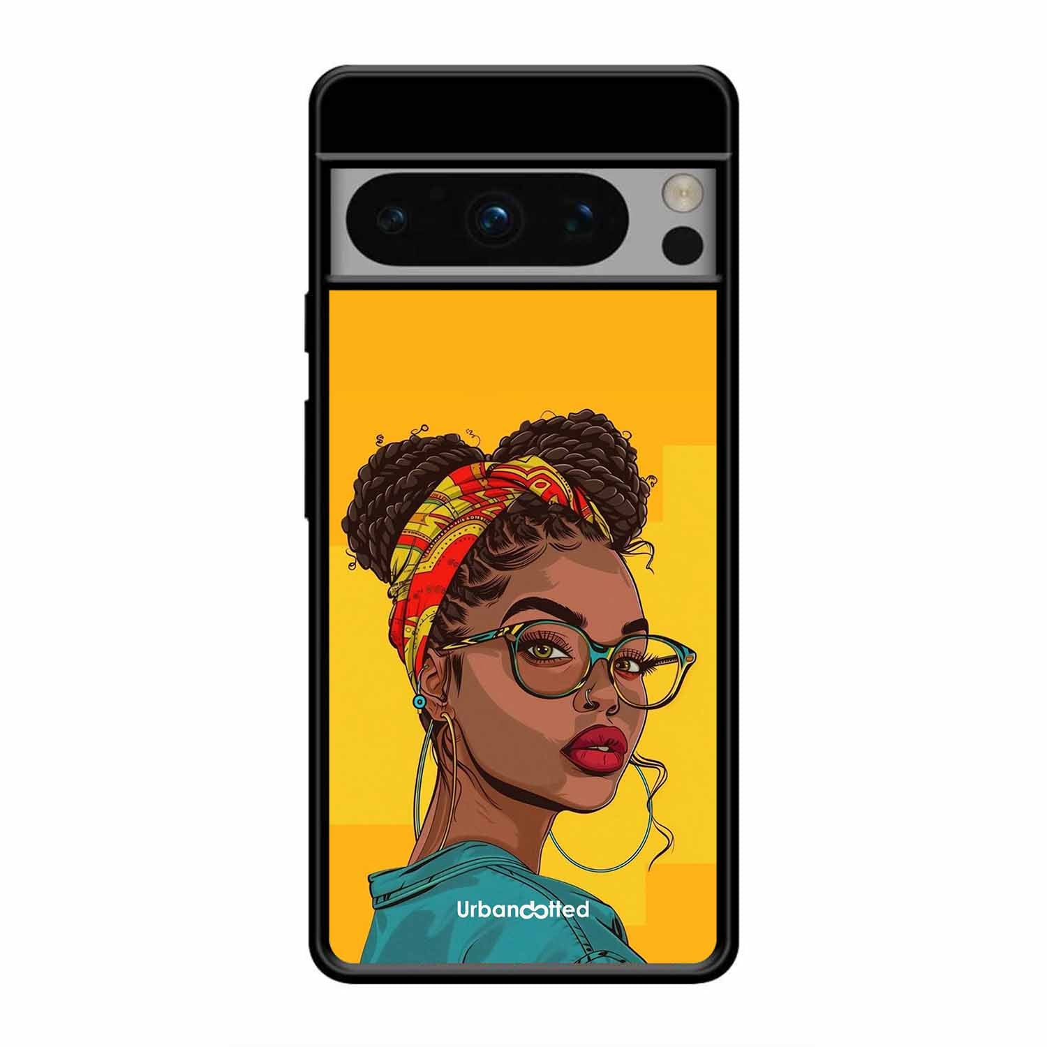 Headscarf Beauty Glass Case For Google Pixel 8 Pro