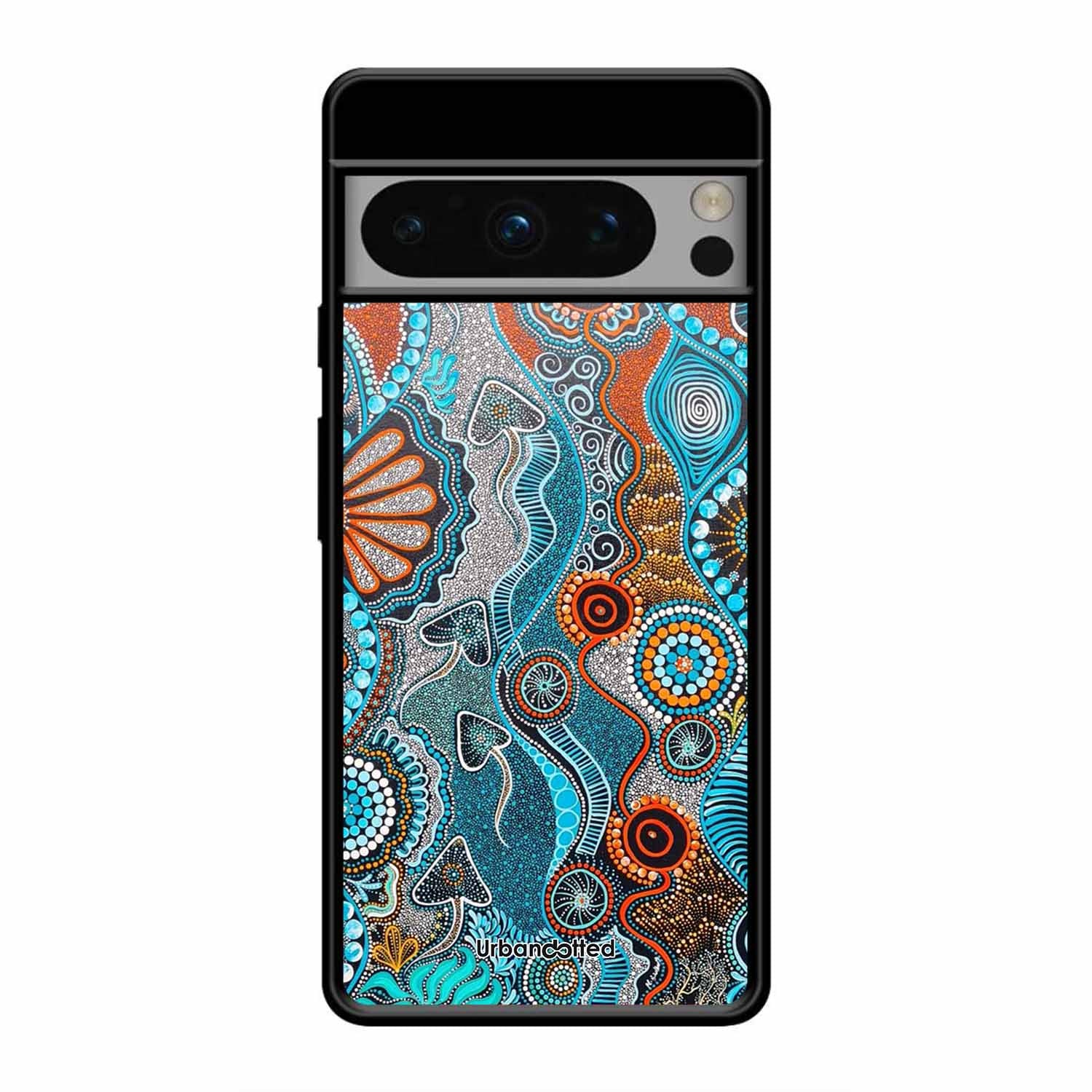Aboriginal Art Story Glass Case For Google Pixel 8 Pro