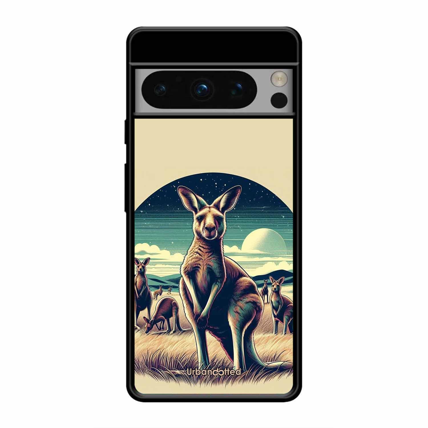 Kangaroo Mob Moonlight Glass Case For Google Pixel 8 Pro