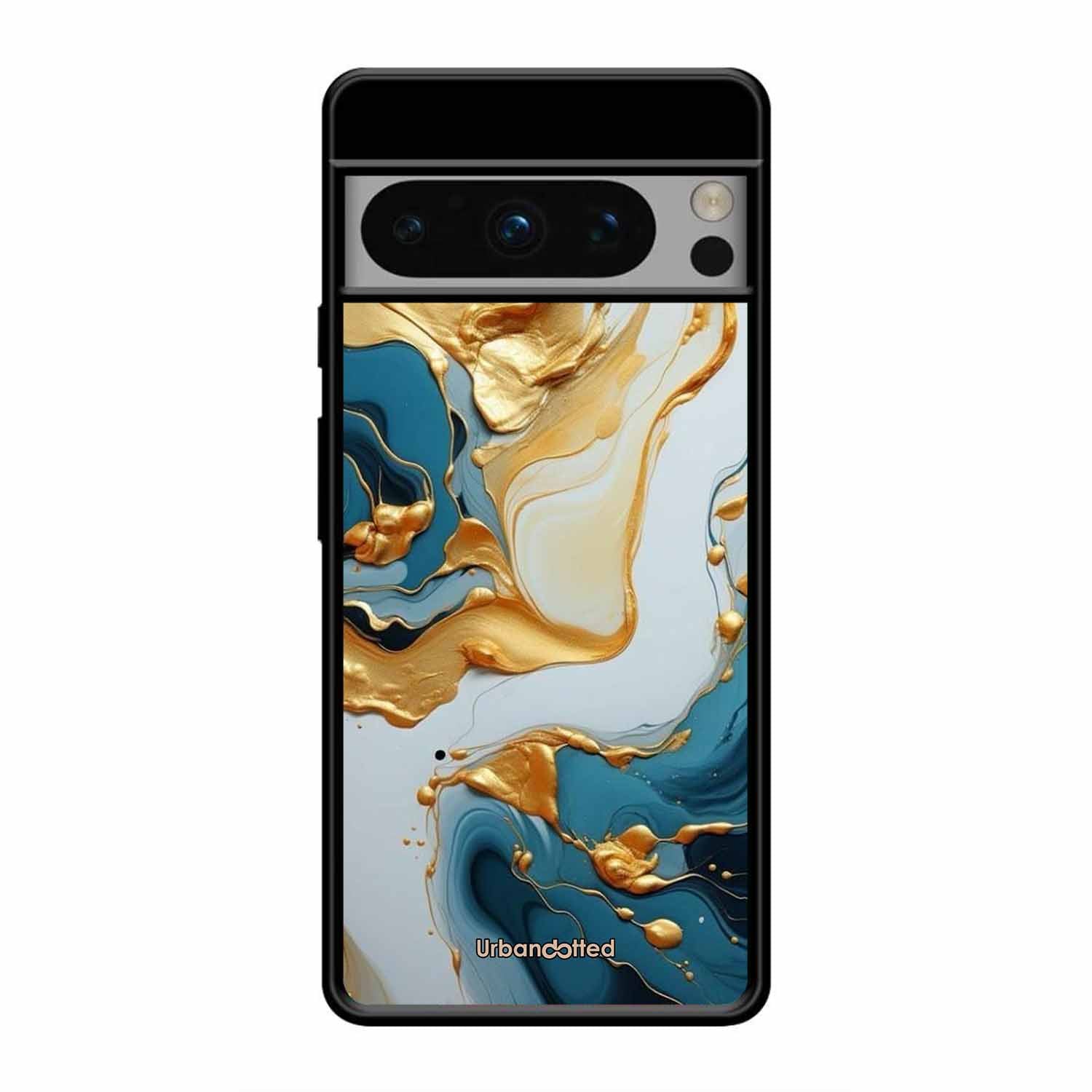 Luxurious Marble Effect Glass Case For Google Pixel 8 Pro