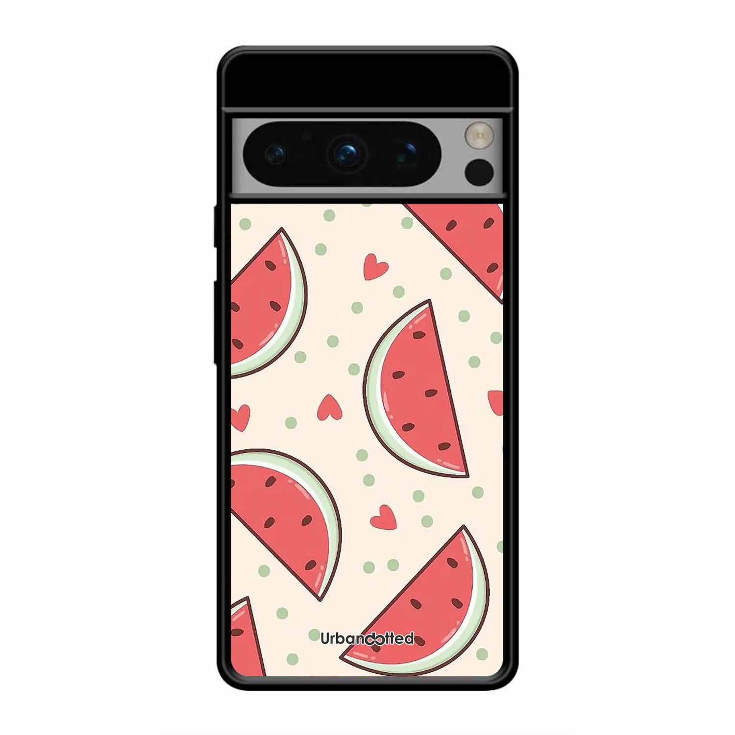 Watermelon Slice Fun Glass Case For Google Pixel 8 Pro